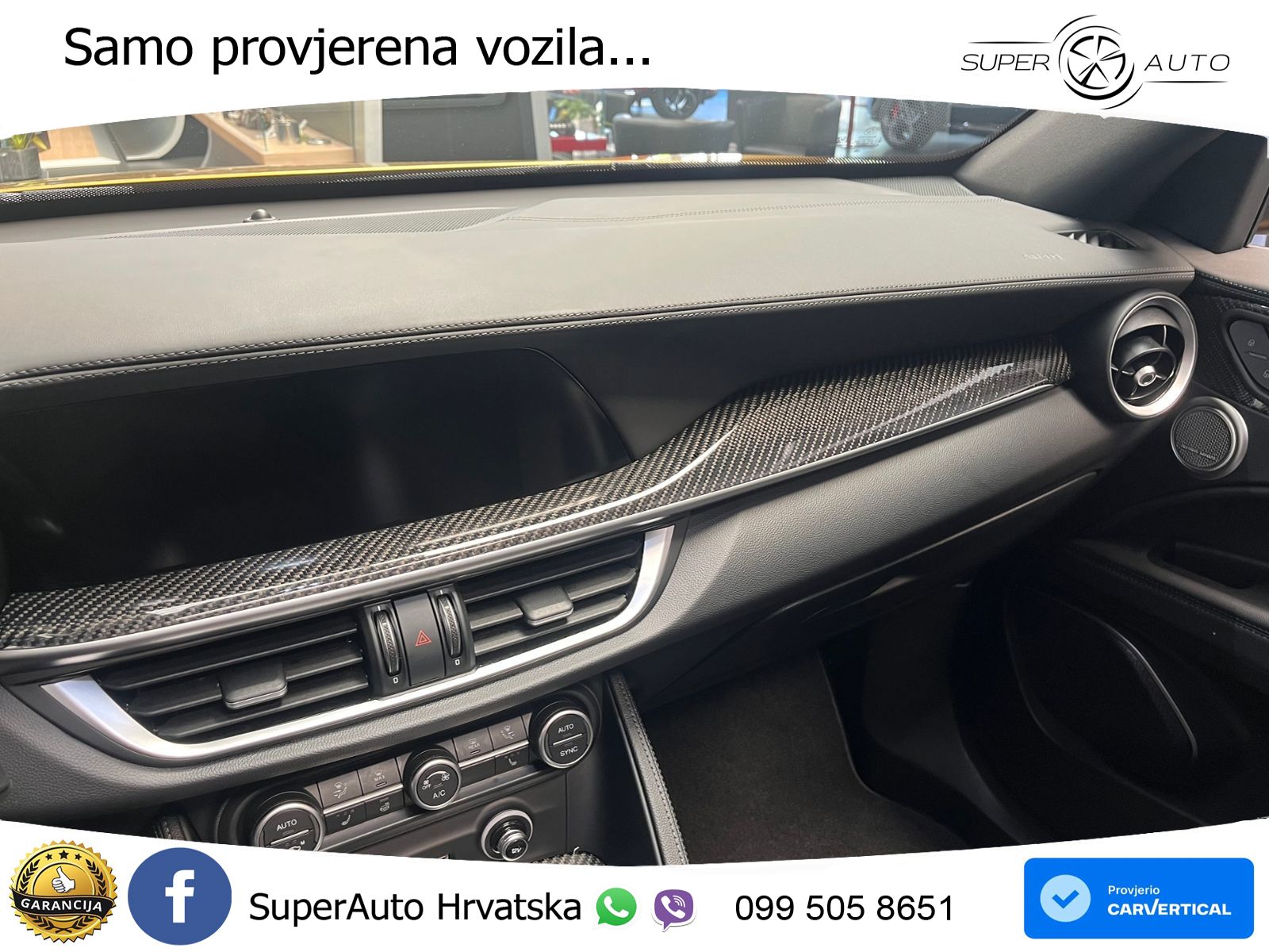 Alfa Romeo Stelvio Quadrifoglio 2.9 V6 Bi-Turbo (520 KS) Q4 Automatic LED+GR SJED+ACC