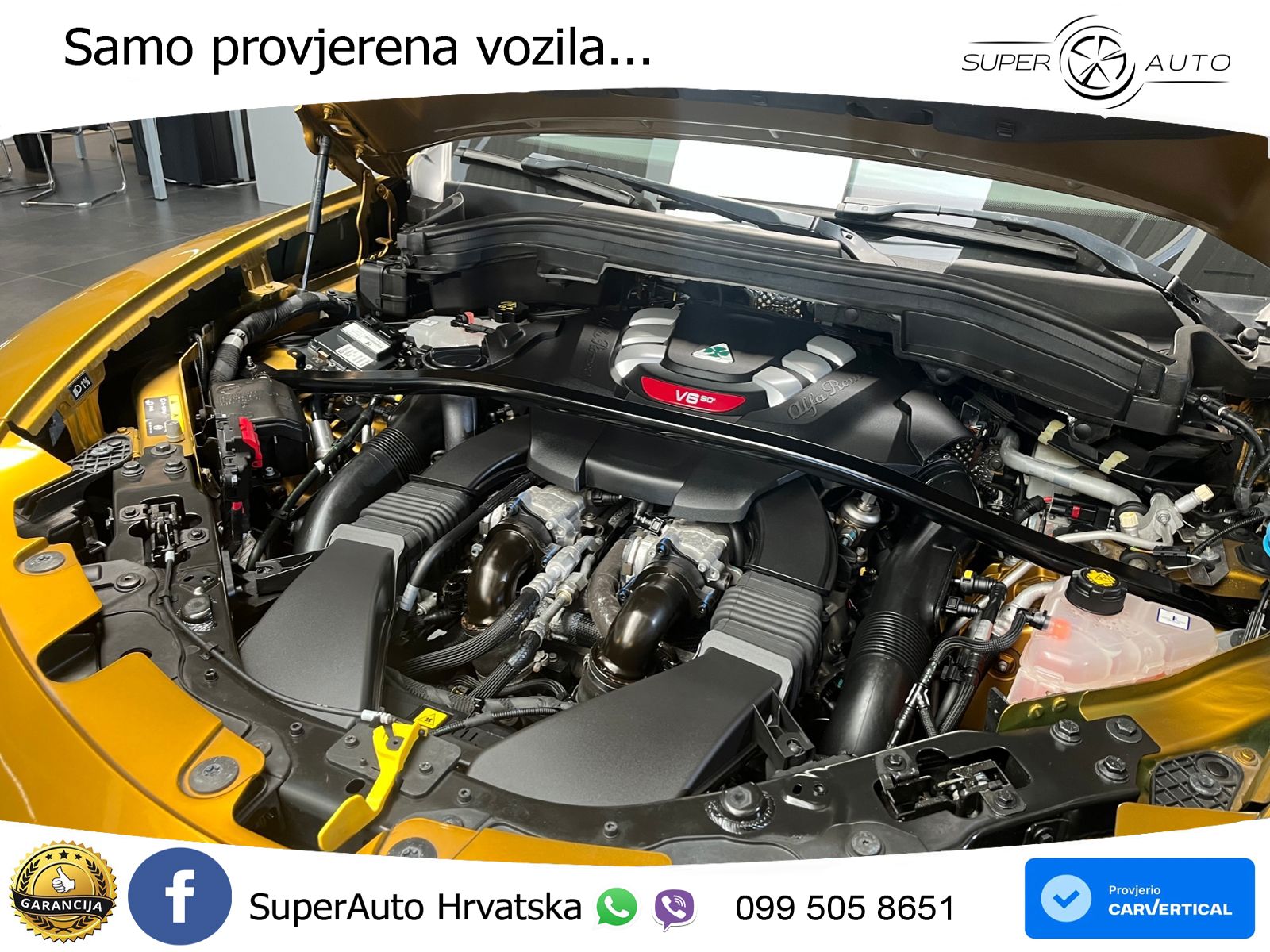 Alfa Romeo Stelvio Quadrifoglio 2.9 V6 Bi-Turbo (520 KS) Q4 Automatic LED+GR SJED+ACC