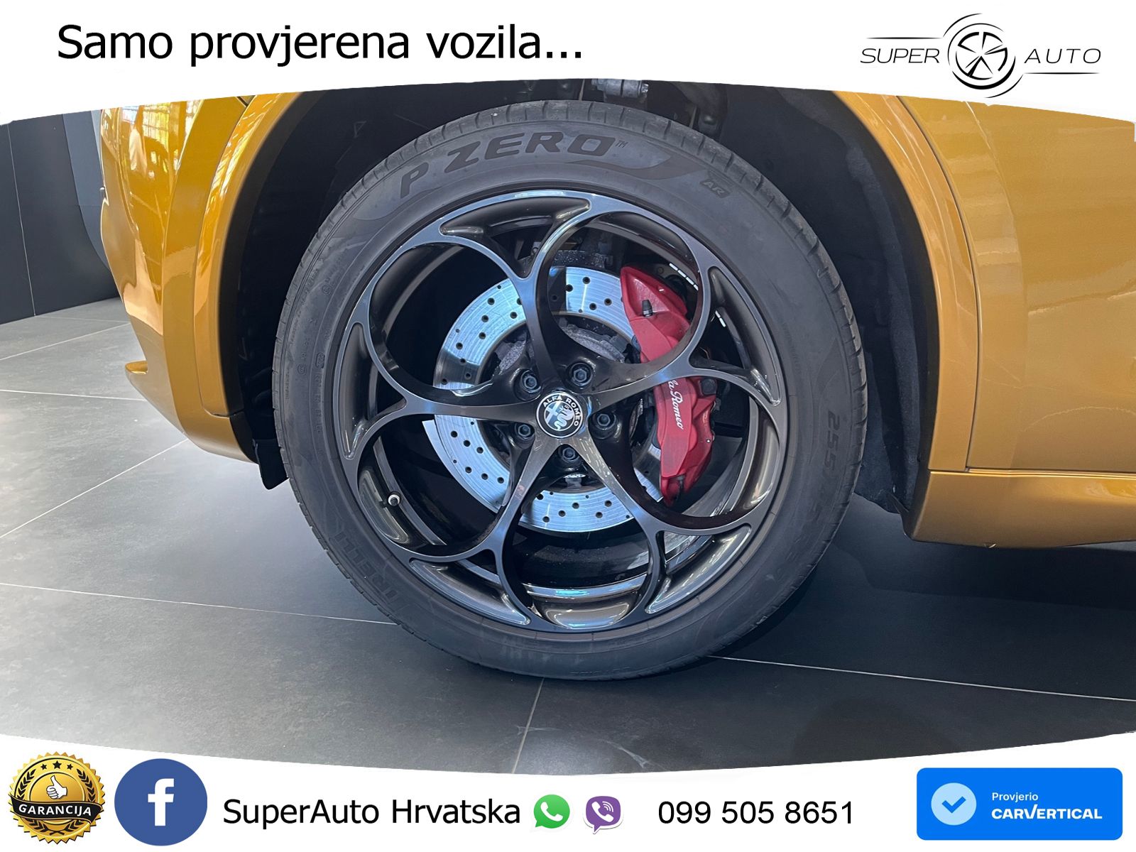 Alfa Romeo Stelvio Quadrifoglio 2.9 V6 Bi-Turbo (520 KS) Q4 Automatic LED+GR SJED+ACC