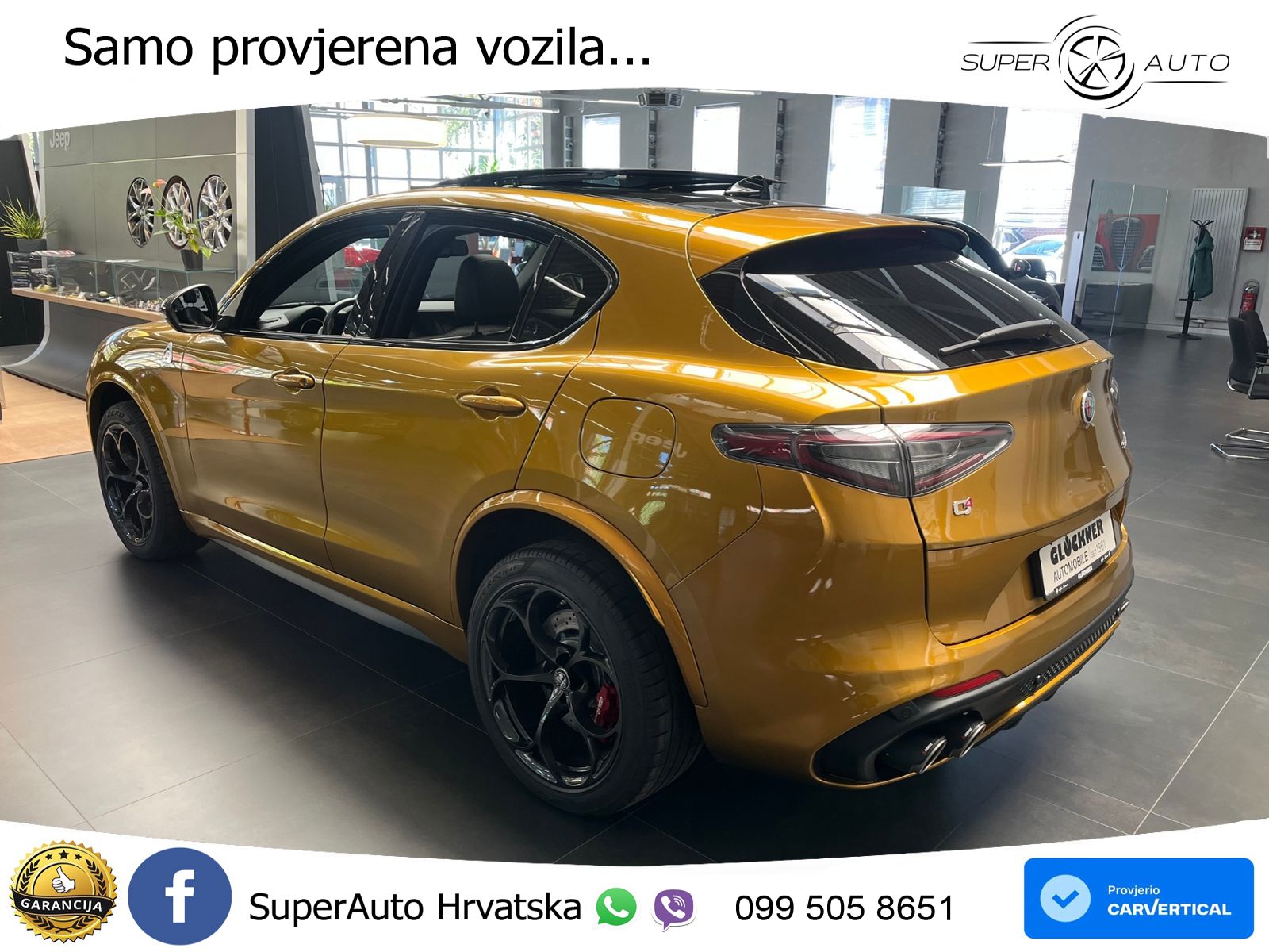 Alfa Romeo Stelvio Quadrifoglio 2.9 V6 Bi-Turbo (520 KS) Q4 Automatic LED+GR SJED+ACC