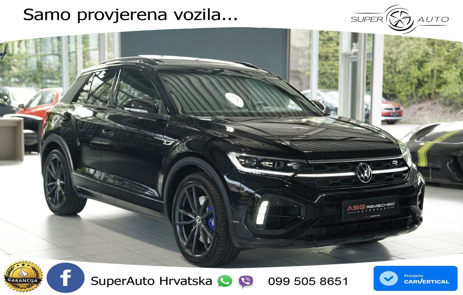 Volkswagen T-Roc I R 2.0 TSI (300 KS) OPF 4M DSG MATRIX+GR SJED+KAM