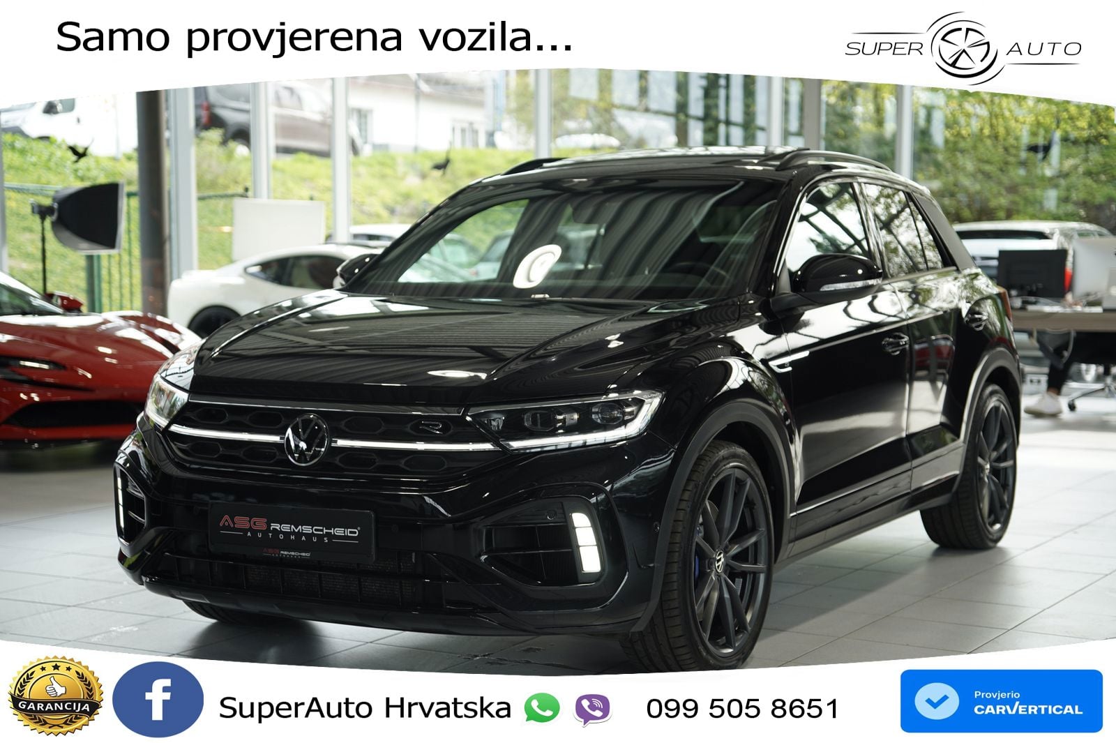 Volkswagen T-Roc I R 2.0 TSI (300 KS) OPF 4M DSG MATRIX+GR SJED+KAM