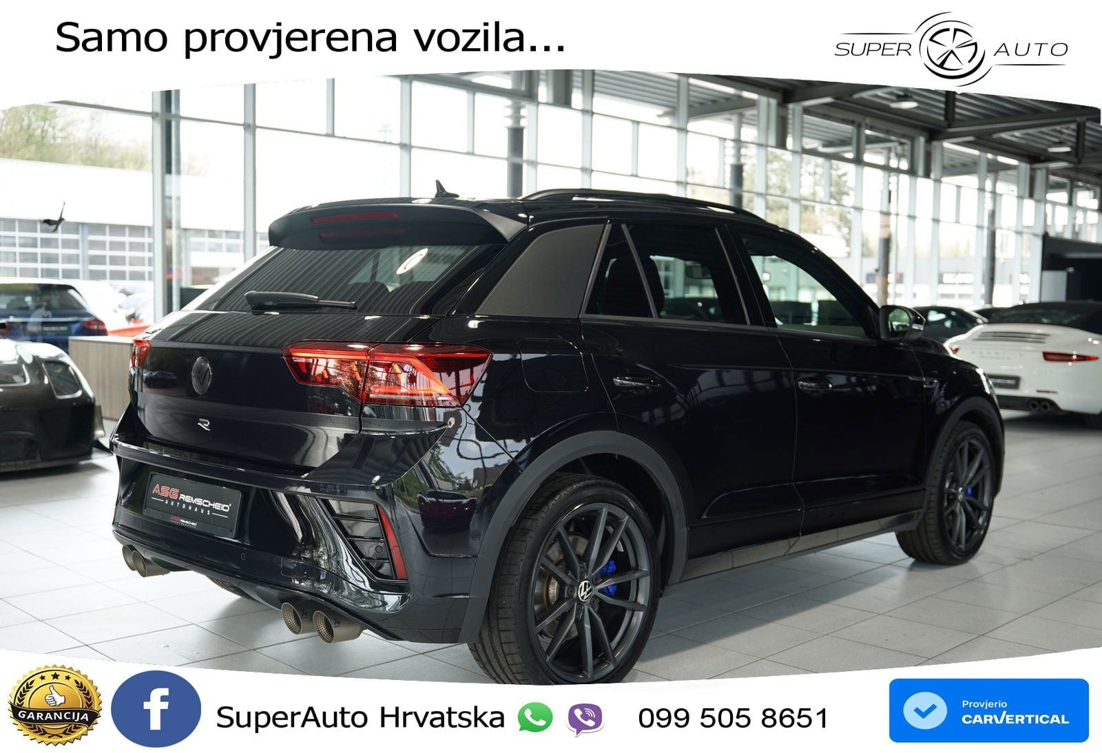 Volkswagen T-Roc I R 2.0 TSI (300 KS) OPF 4M DSG MATRIX+GR SJED+KAM