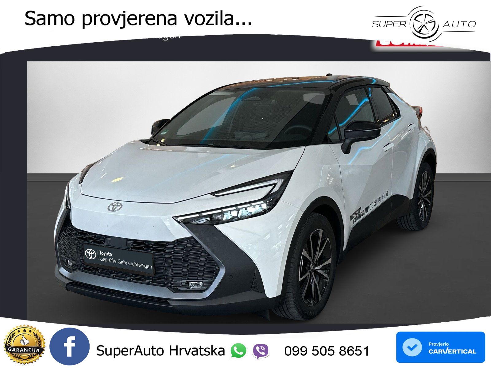 Toyota C-HR 1.8 (140 KS) Hybrid e-CVT Teamplayer LED+GR SJED+ACC
