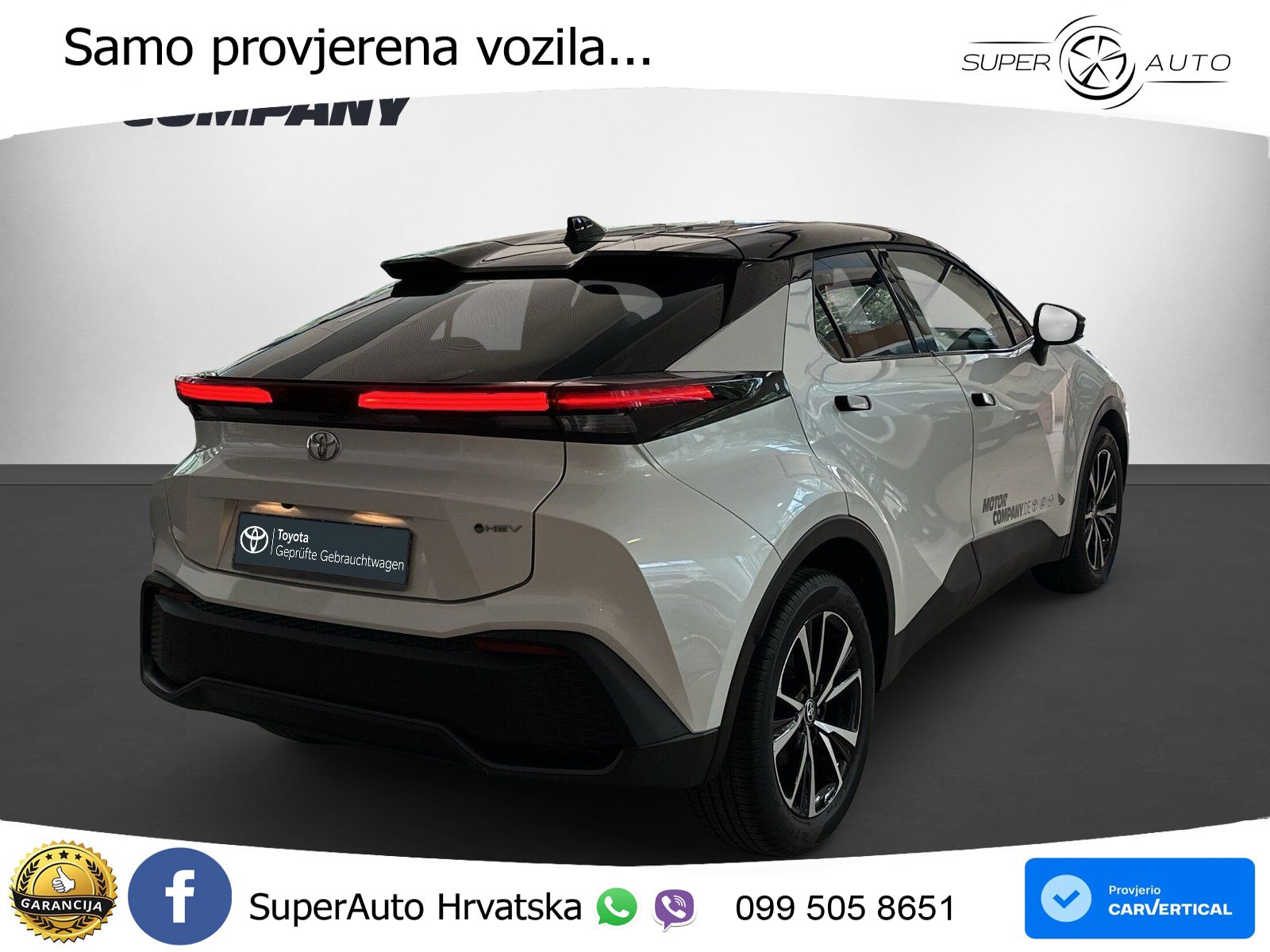 Toyota C-HR 1.8 (140 KS) Hybrid e-CVT Teamplayer LED+GR SJED+ACC