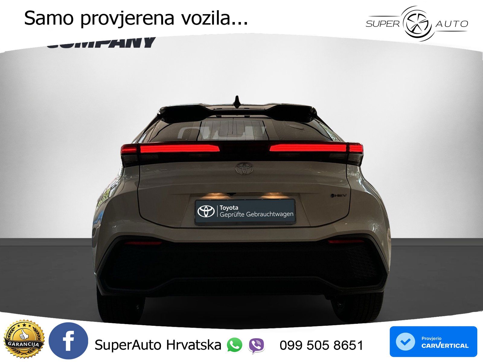 Toyota C-HR 1.8 (140 KS) Hybrid e-CVT Teamplayer LED+GR SJED+ACC