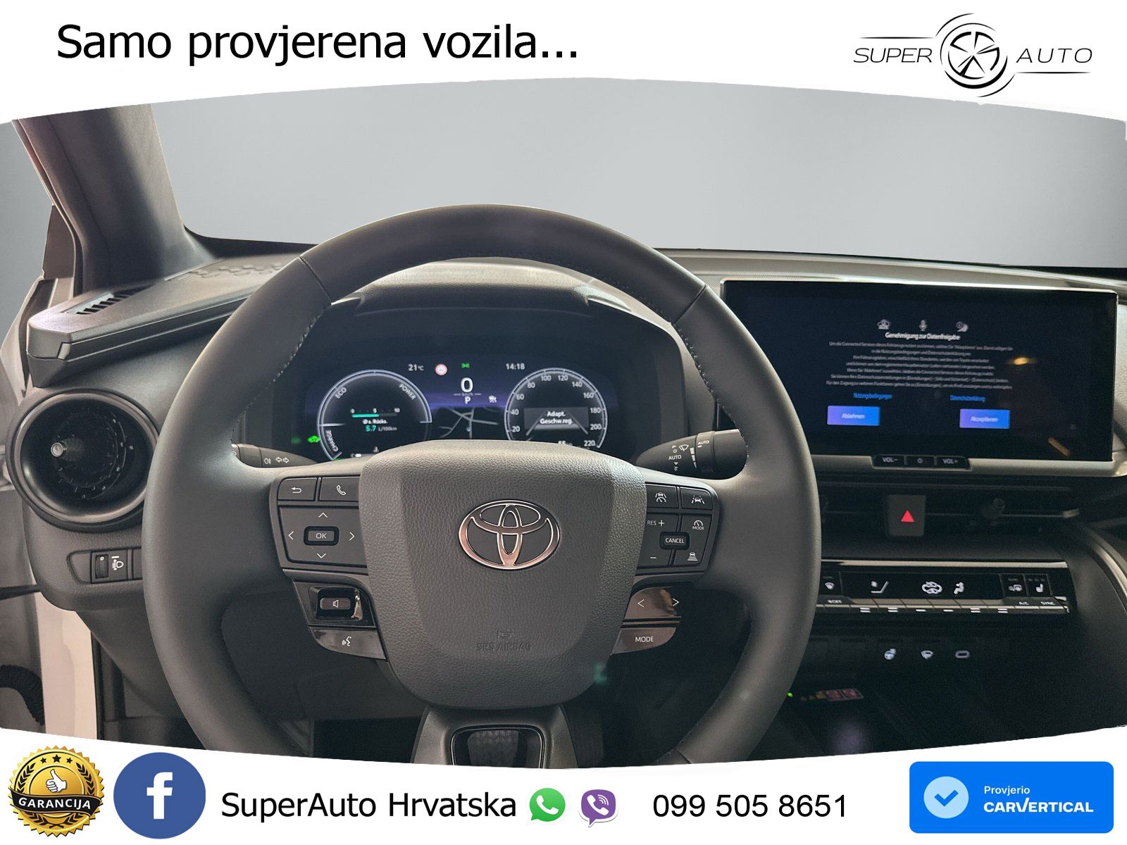 Toyota C-HR 1.8 (140 KS) Hybrid e-CVT Teamplayer LED+GR SJED+ACC