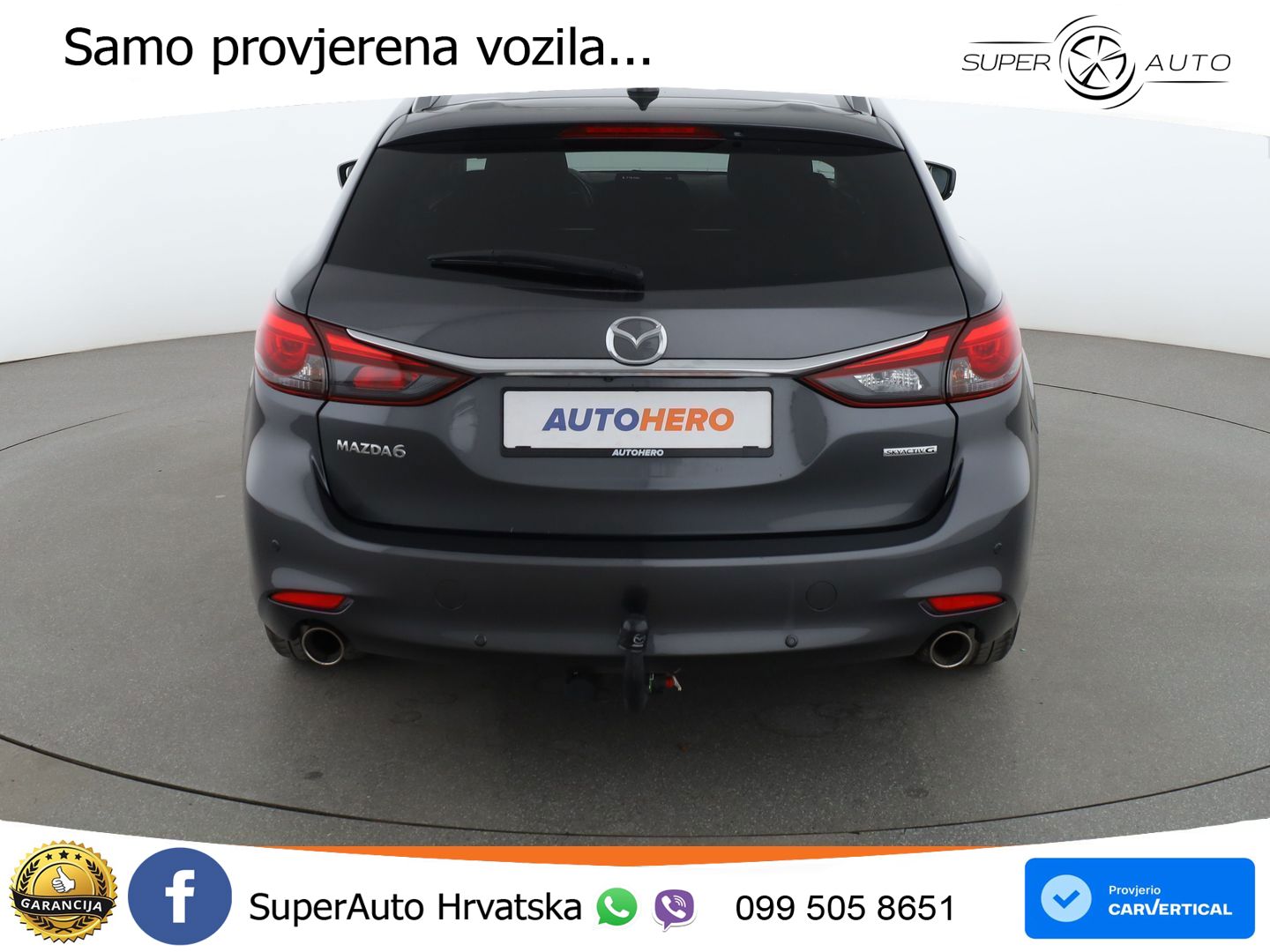 Mazda 6 Sport Combi 2.0 SKYACTIV-G (165 KS) SKYACTIV-Drive LED+GR SJED+ACC