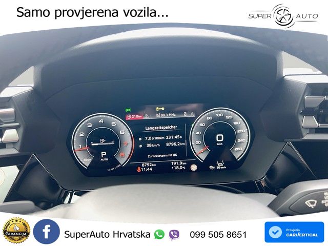Audi A3 35 TFSI (150 KS) S tronic advanced LED+GR SJED+ACC