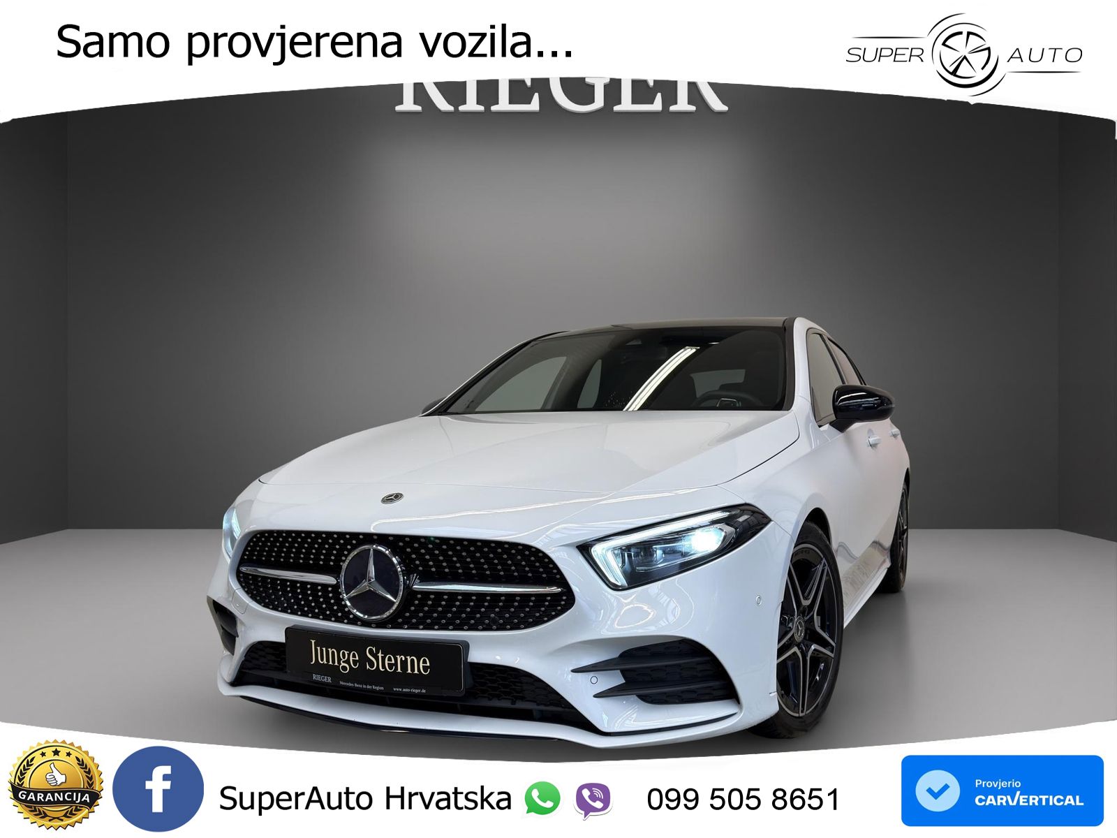 Mercedes-Benz A 220d 8G-DCT AMG MATRIX+GR SJED+KAM