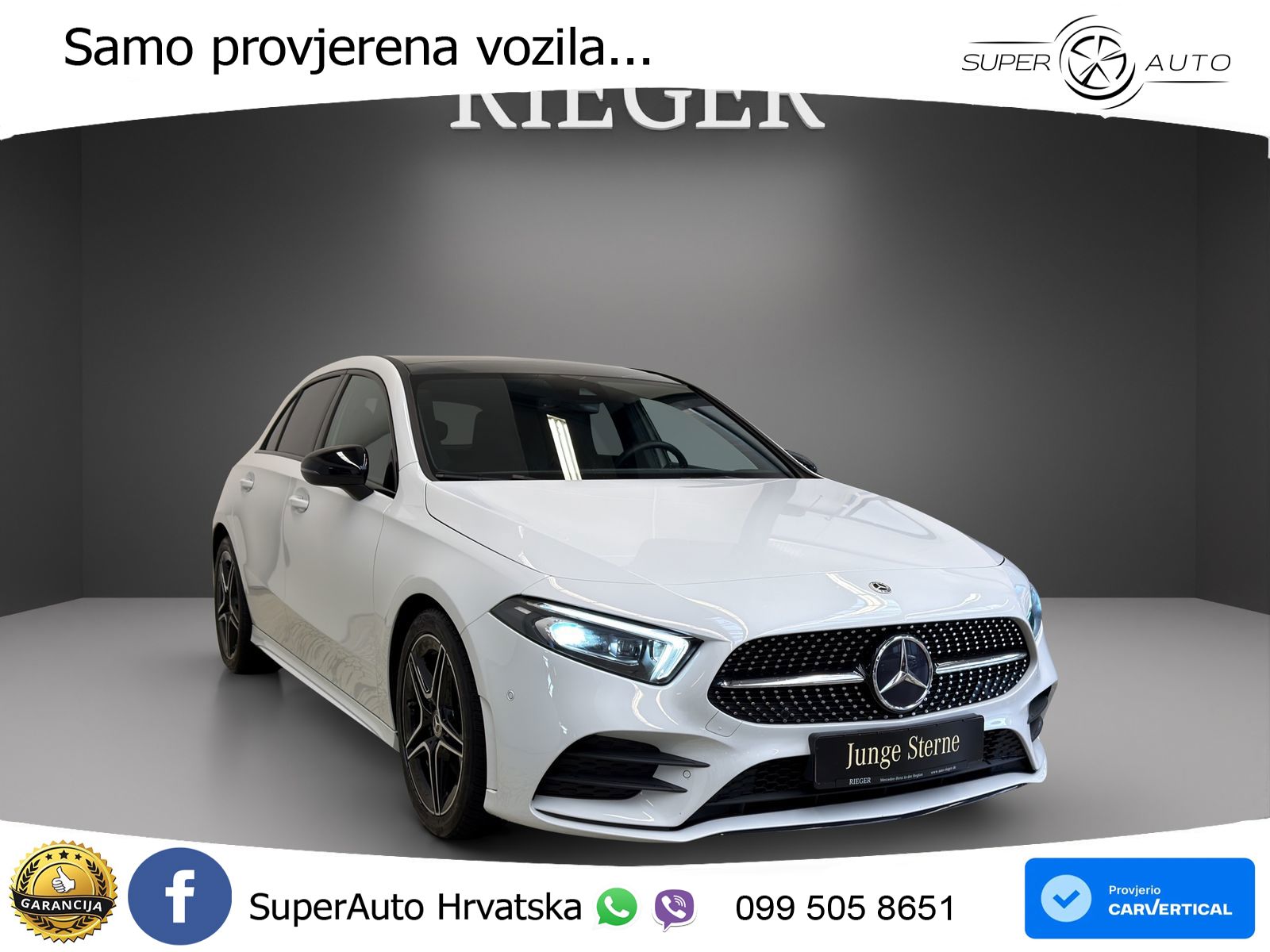 Mercedes-Benz A 220d 8G-DCT AMG MATRIX+GR SJED+KAM