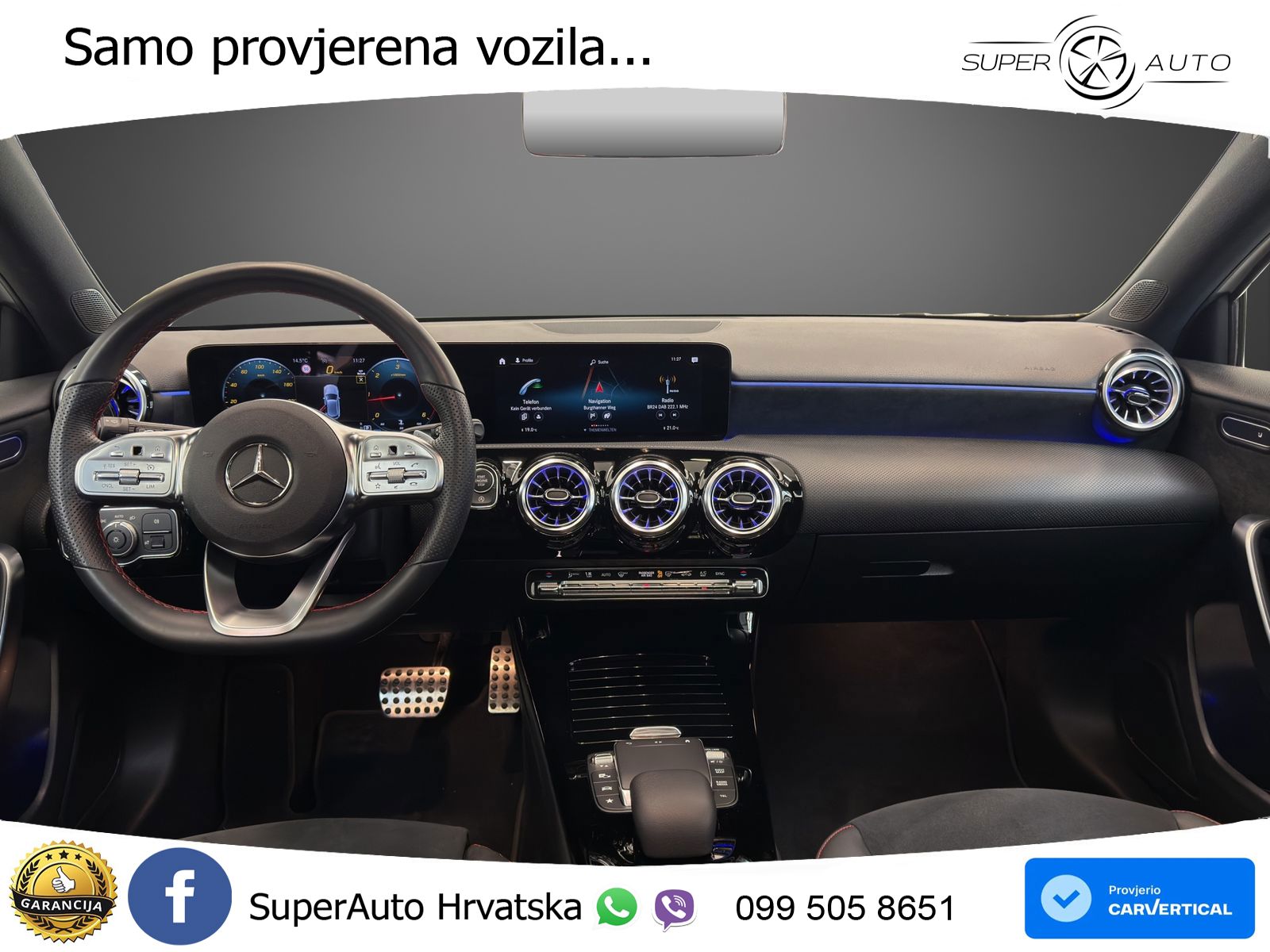Mercedes-Benz A 220d 8G-DCT AMG MATRIX+GR SJED+KAM