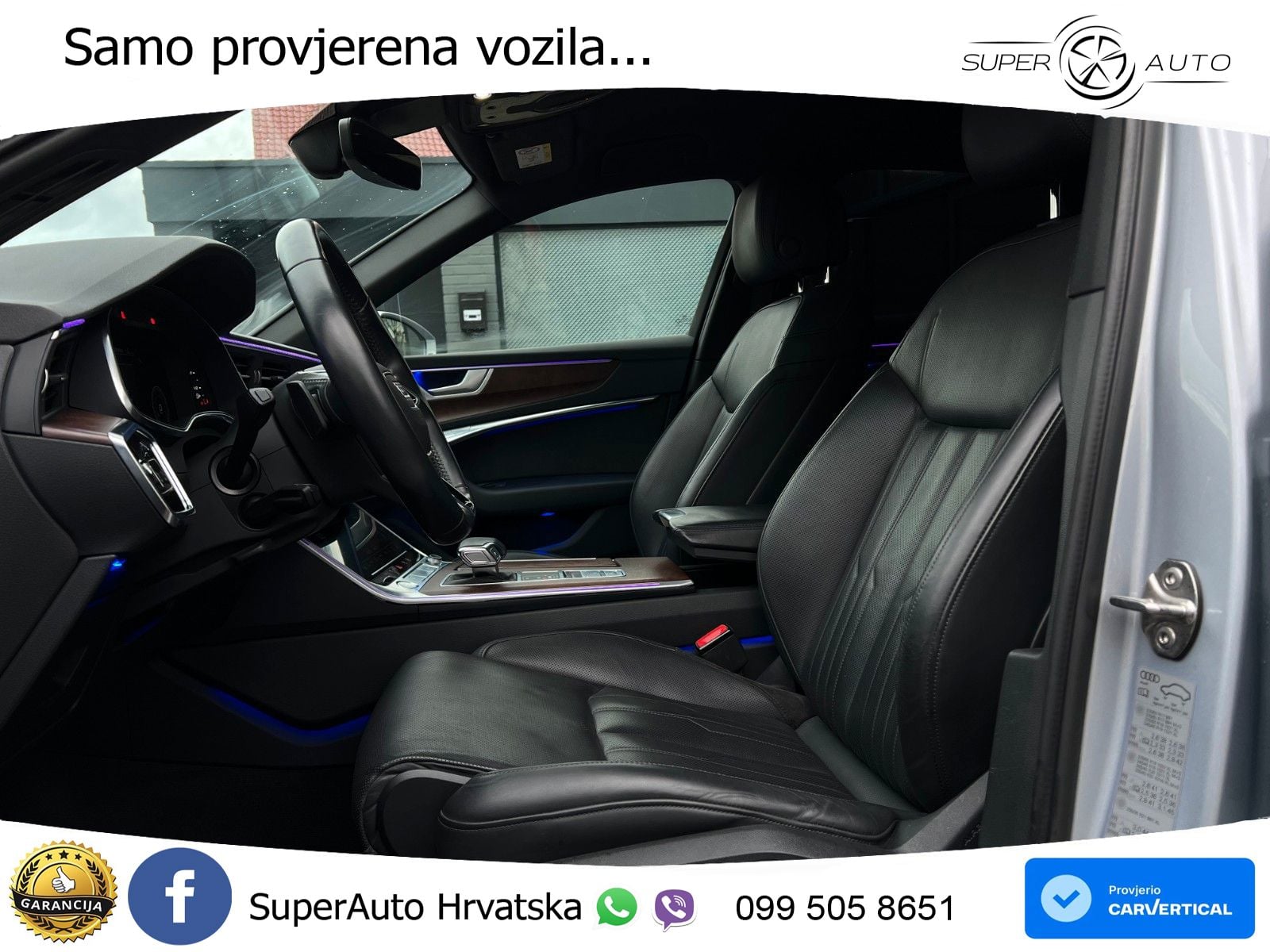 Audi A6 50 TDI V6 (286 KS) quattro tiptronic ZRAČNI+ACC+4xGR SJED+KAM