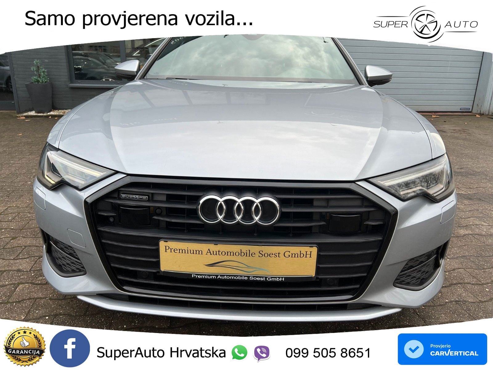 Audi A6 50 TDI V6 (286 KS) quattro tiptronic ZRAČNI+ACC+4xGR SJED+KAM