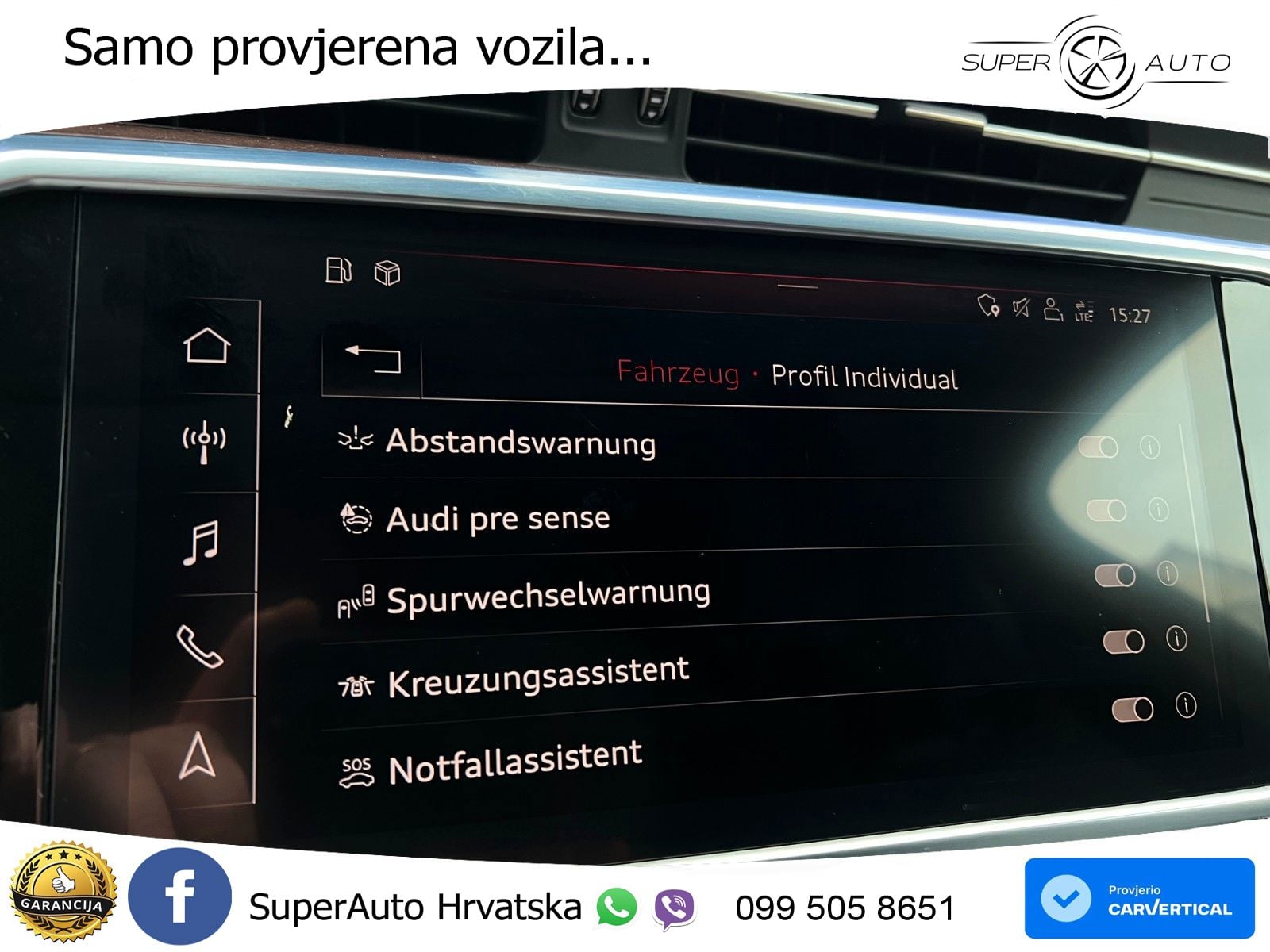 Audi A6 50 TDI V6 (286 KS) quattro tiptronic ZRAČNI+ACC+4xGR SJED+KAM