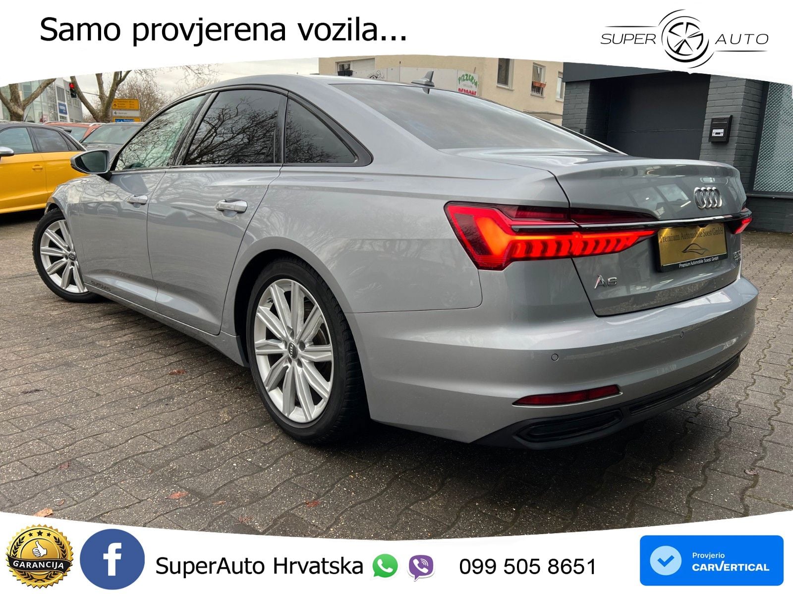Audi A6 50 TDI V6 (286 KS) quattro tiptronic ZRAČNI+ACC+4xGR SJED+KAM