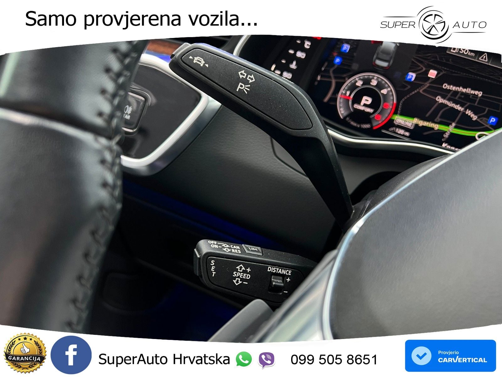Audi A6 50 TDI V6 (286 KS) quattro tiptronic ZRAČNI+ACC+4xGR SJED+KAM