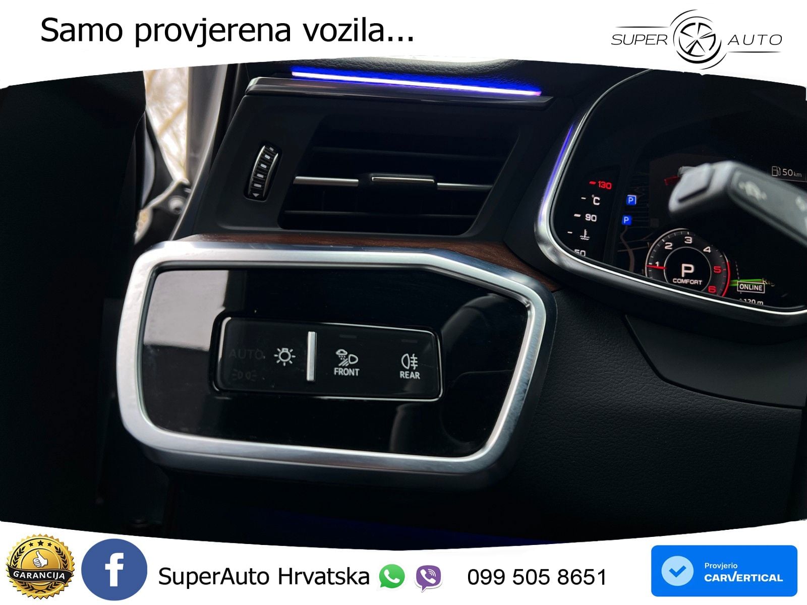 Audi A6 50 TDI V6 (286 KS) quattro tiptronic ZRAČNI+ACC+4xGR SJED+KAM