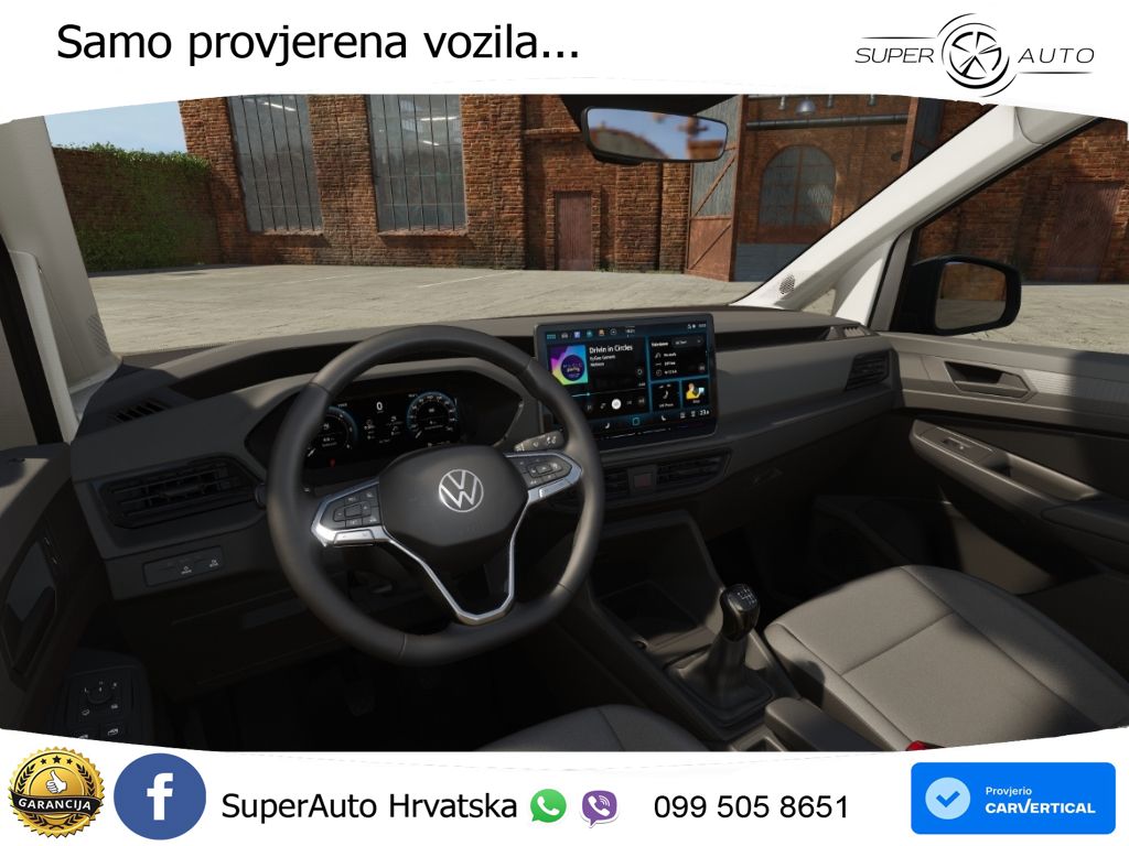 Volkswagen Caddy Cargo 2.0 TDI 6-Gang SHZ BT Klima PDCv+h F 102 KS