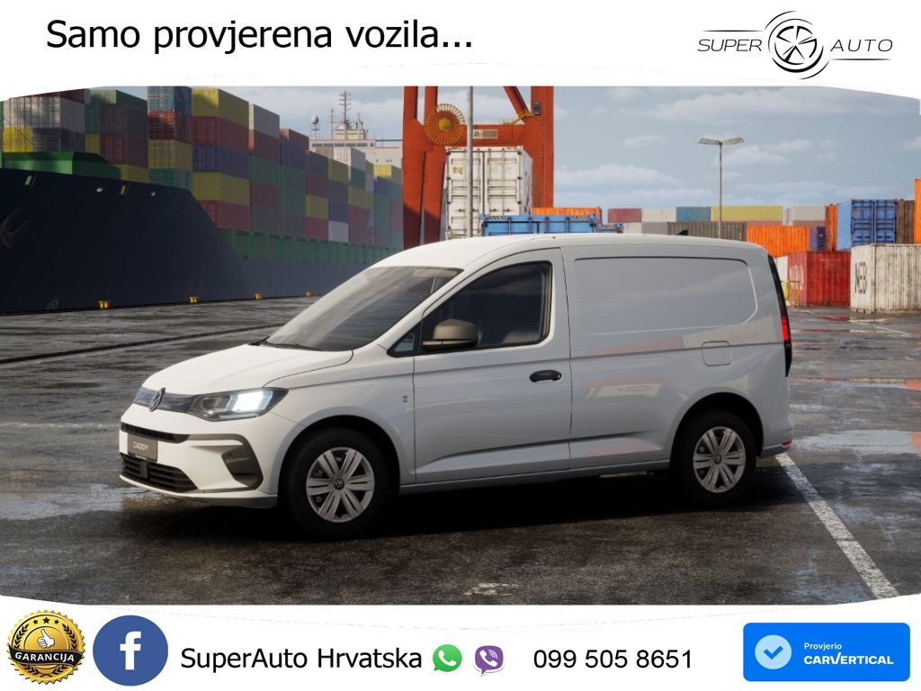 Volkswagen Caddy Cargo 2.0 TDI 6-Gang SHZ BT Klima PDCv+h F 102 KS