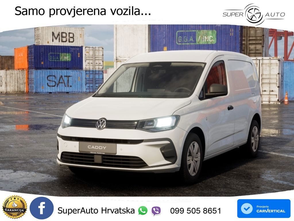 Volkswagen Caddy Cargo 2.0 TDI 6-Gang SHZ BT Klima PDCv+h F 102 KS
