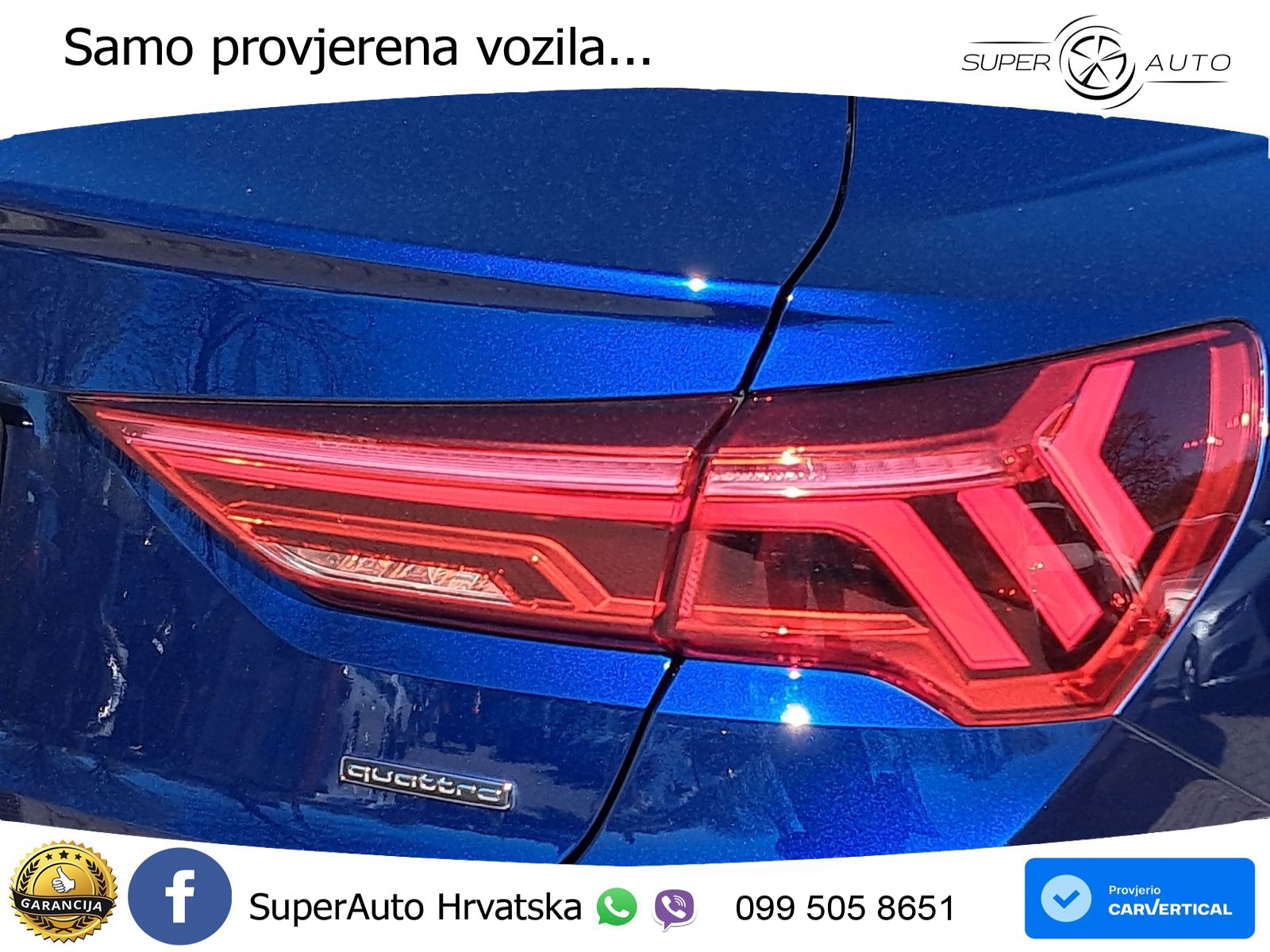 Audi Q3 Sportback 40 TDI (193 KS) quattro S tronic S line LED+GR SJED+ACC