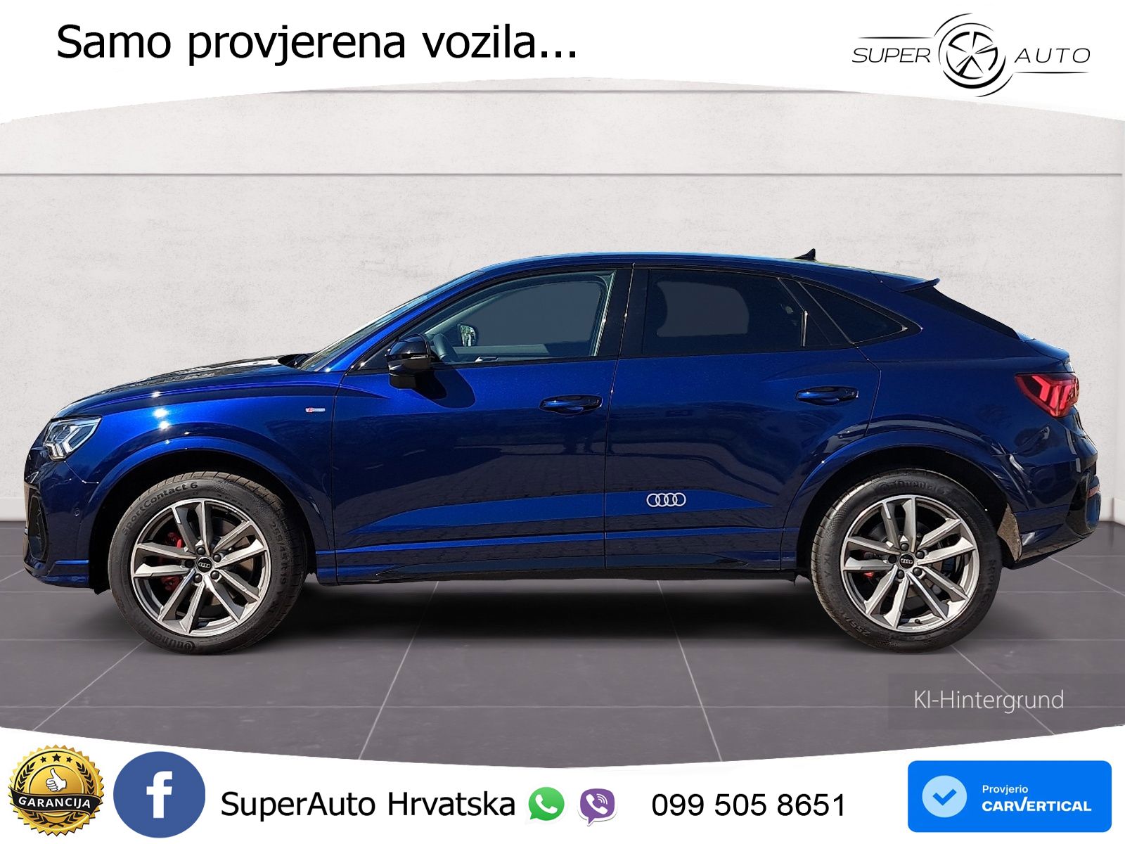 Audi Q3 Sportback 40 TDI (193 KS) quattro S tronic S line LED+GR SJED+ACC