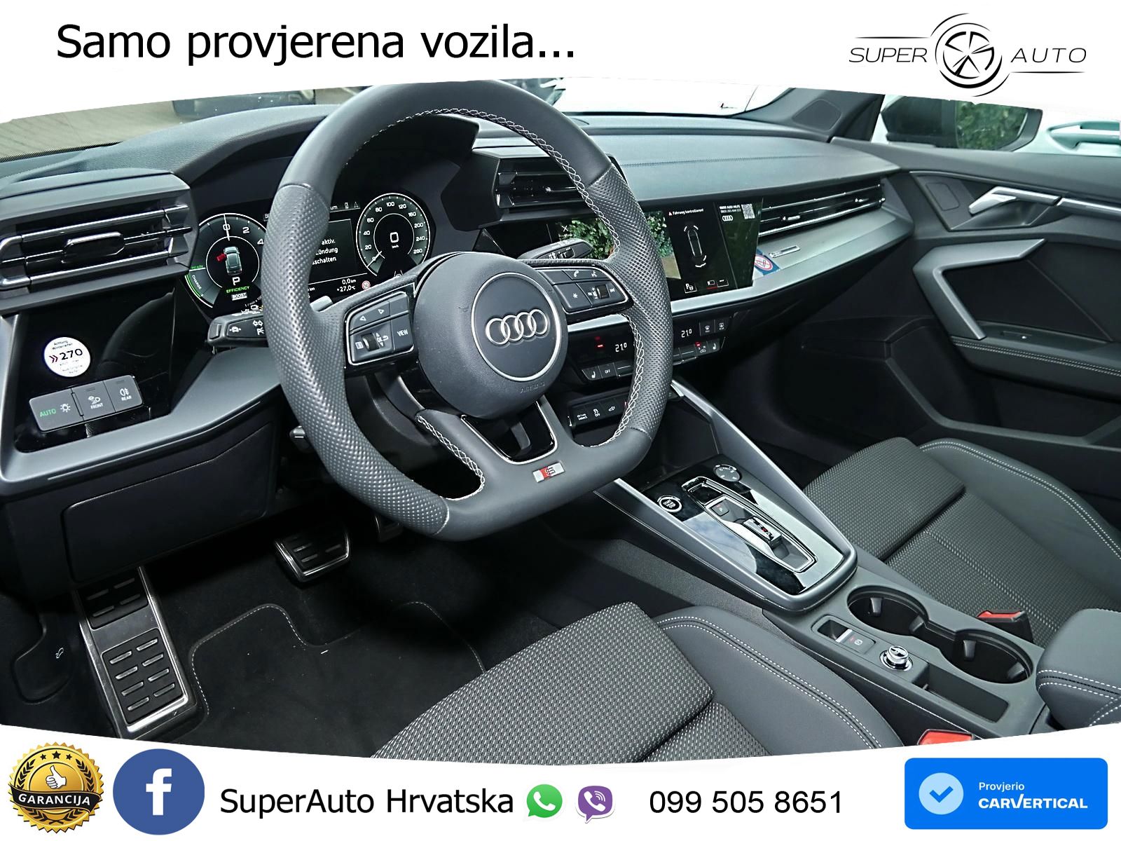 Audi A3 Sportback 40 TFSI e (204 KS) Plug-in Hybrid S tronic LED+GR SJED+ACC