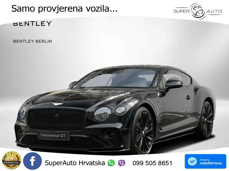Bentley Continental GT III Speed 6.0 TSI W12 (659 KS) AWD DCT LED+GR SJED+ACC