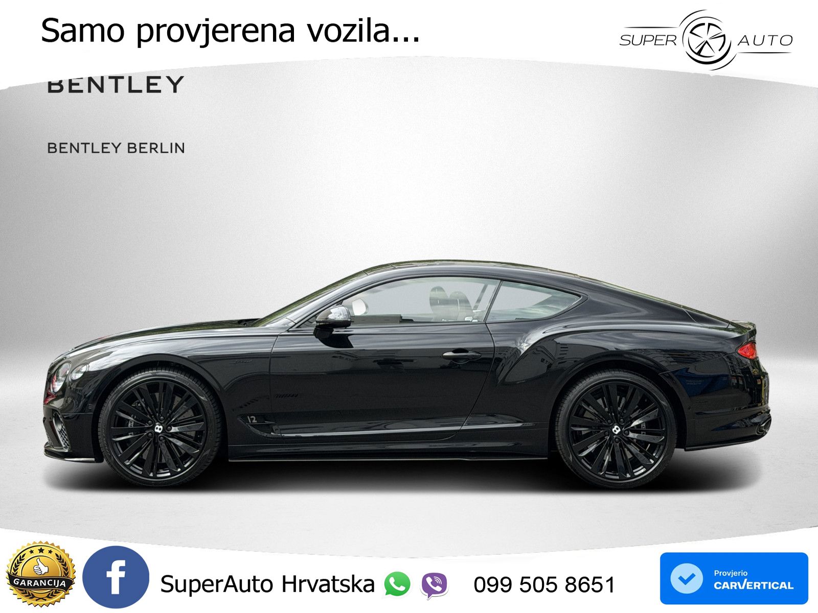Bentley Continental GT III Speed 6.0 TSI W12 (659 KS) AWD DCT LED+GR SJED+ACC
