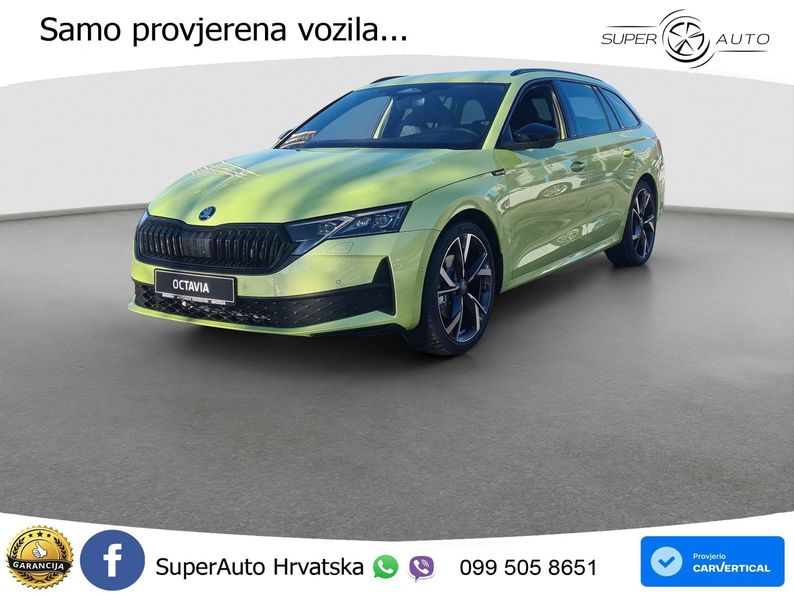 Škoda Octavia Combi 2.0 TDI (150 KS) DSG SportLine LED+GR SJED+ACC