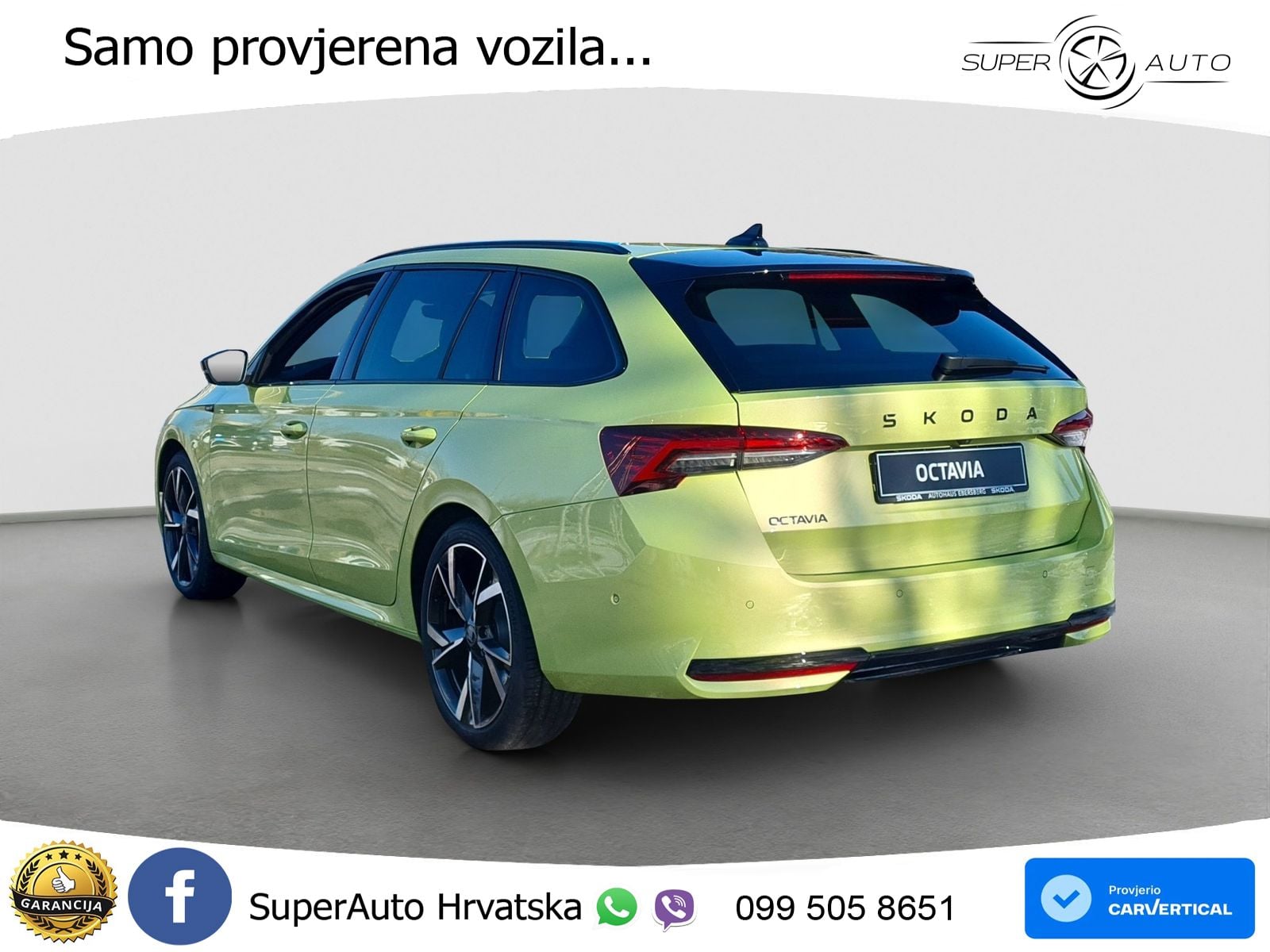 Škoda Octavia Combi 2.0 TDI (150 KS) DSG SportLine LED+GR SJED+ACC