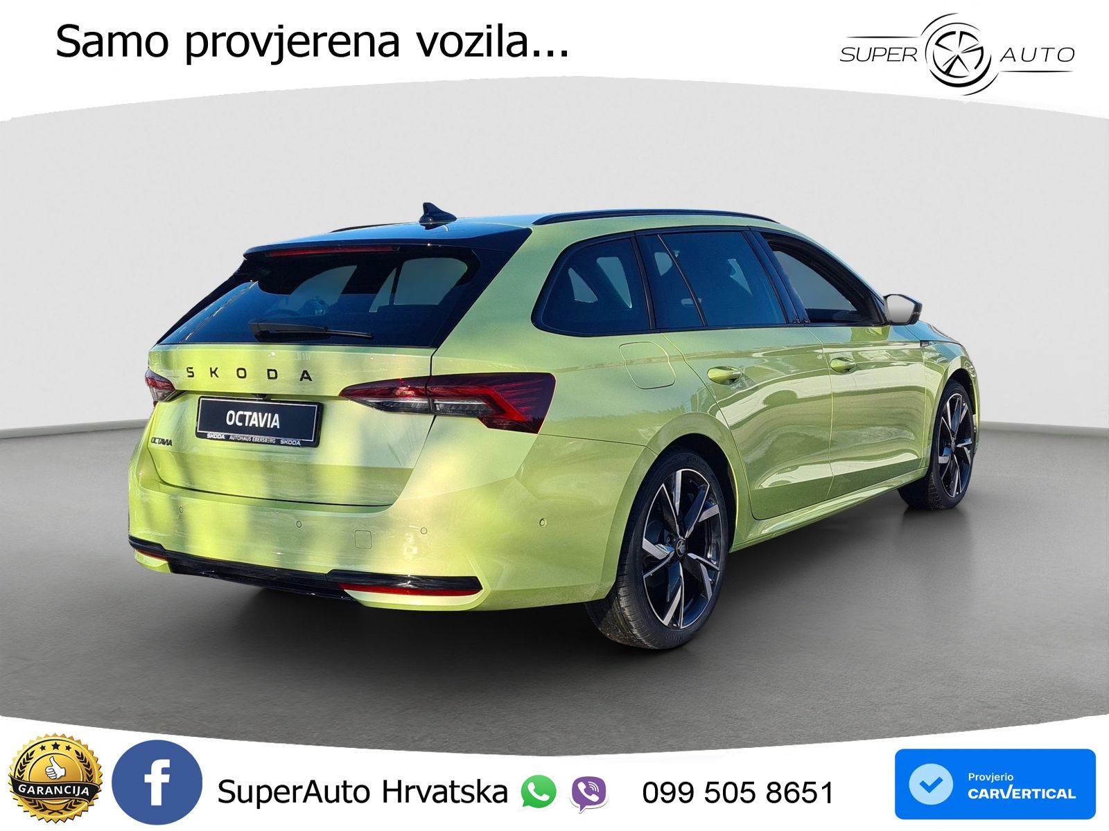 Škoda Octavia Combi 2.0 TDI (150 KS) DSG SportLine LED+GR SJED+ACC