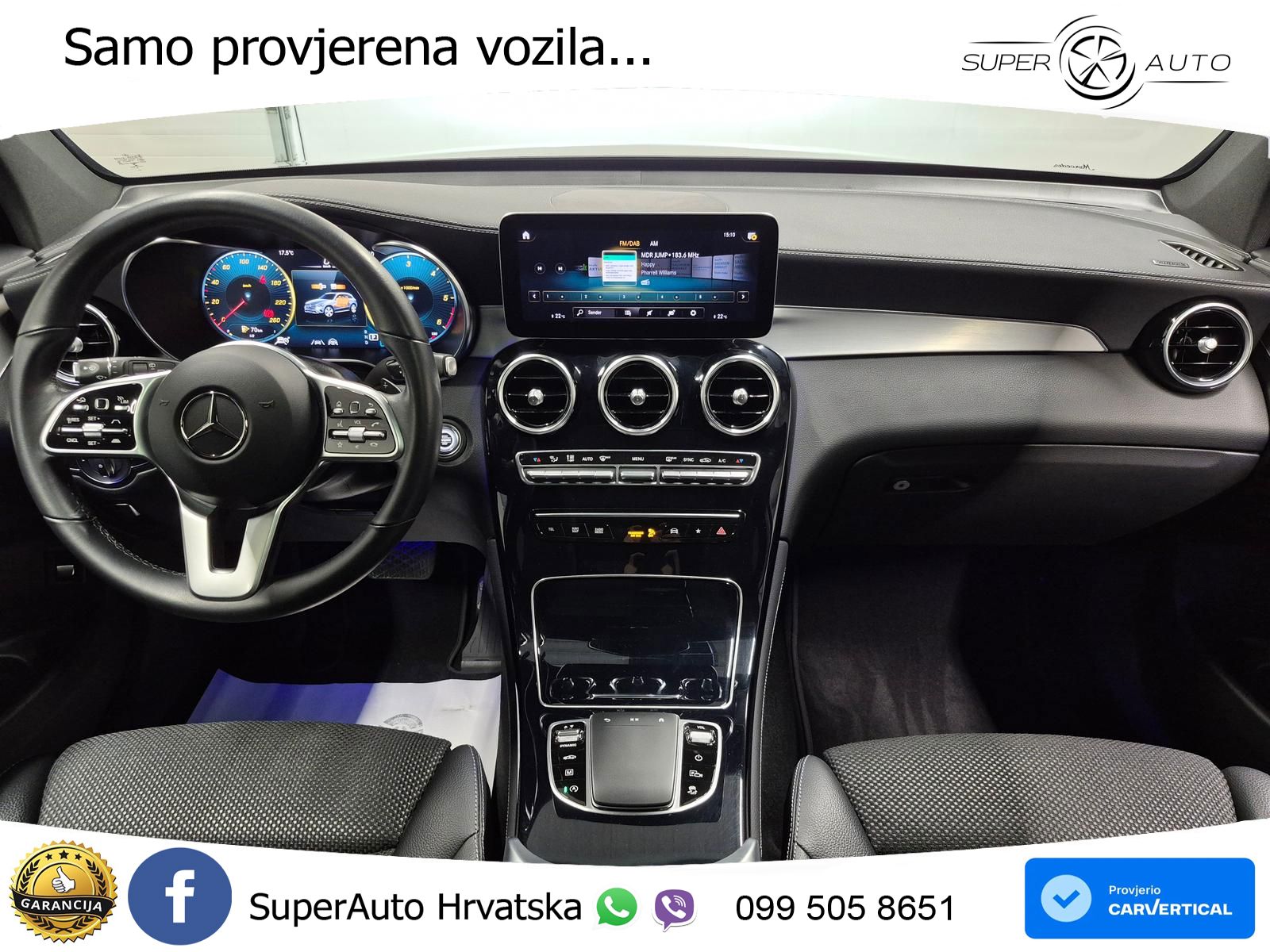 Mercedes GLC 400d (330 KS) 4MATIC 9G-TRONIC ZRAČNI+ACC+GR SJED+360+PANO