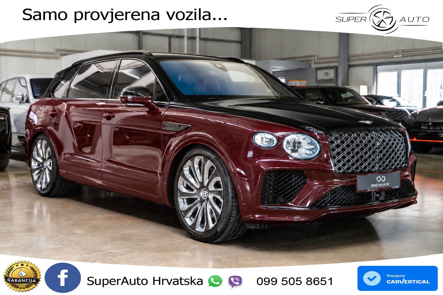 Bentley Bentayga EWB 4.0 V8 (550 KS) 4WD Automatic ZRAČNI+ACC+GR SJED+KAM+PANO