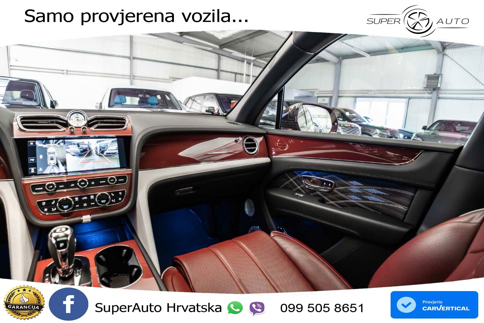 Bentley Bentayga EWB 4.0 V8 (550 KS) 4WD Automatic ZRAČNI+ACC+GR SJED+KAM+PANO
