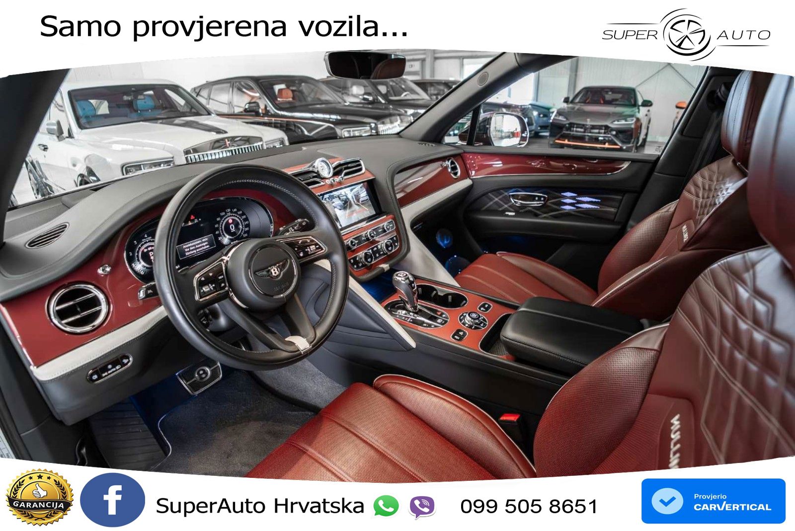 Bentley Bentayga EWB 4.0 V8 (550 KS) 4WD Automatic ZRAČNI+ACC+GR SJED+KAM+PANO