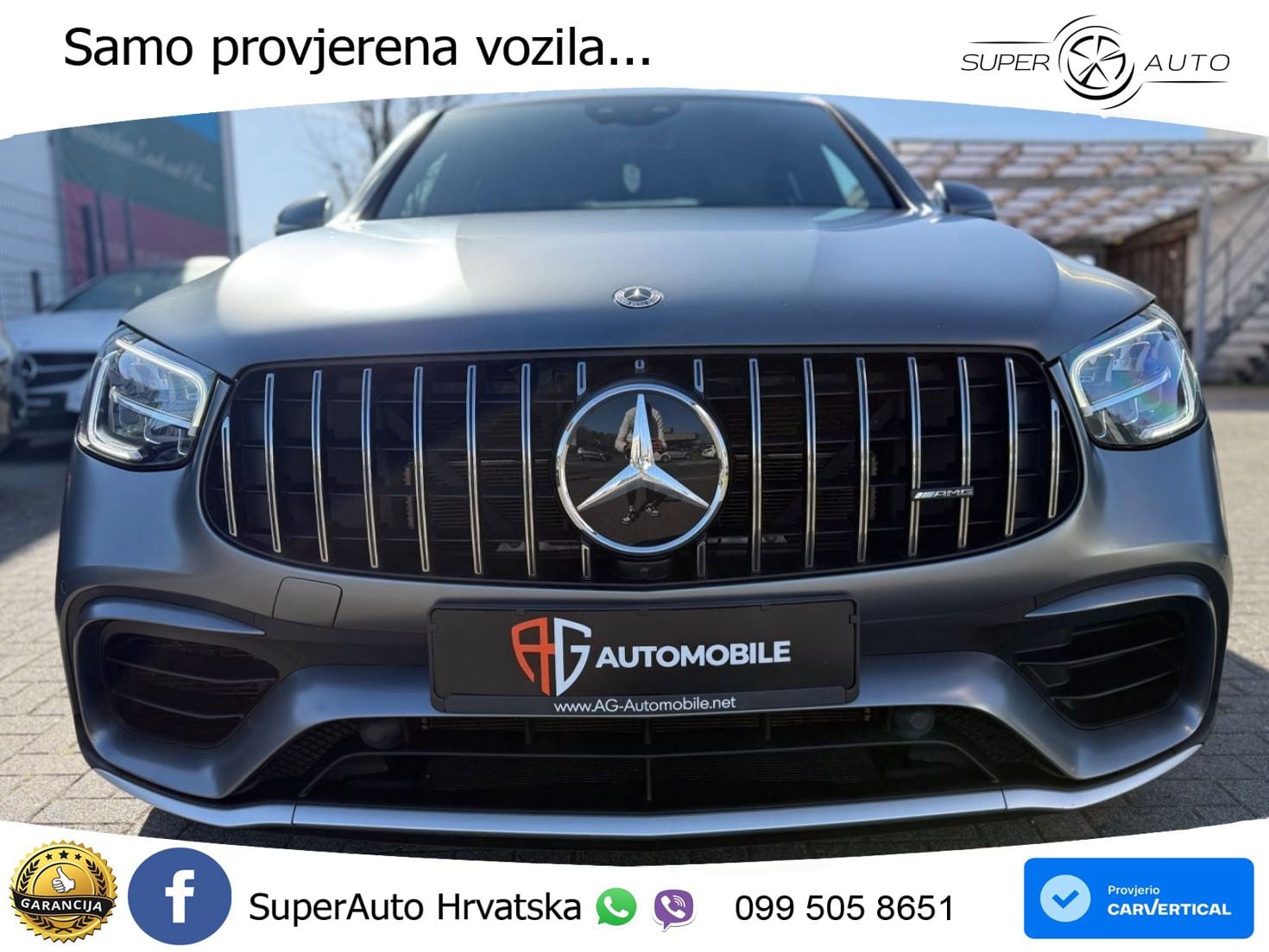 Mercedes GLC Coupe AMG 63 S V8 (510 KS) 4MATIC+ MCT ZRAČNI+ACC+GR SJED+KAM
