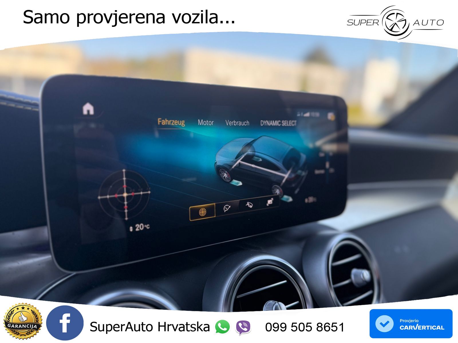 Mercedes GLC Coupe AMG 63 S V8 (510 KS) 4MATIC+ MCT ZRAČNI+ACC+GR SJED+KAM