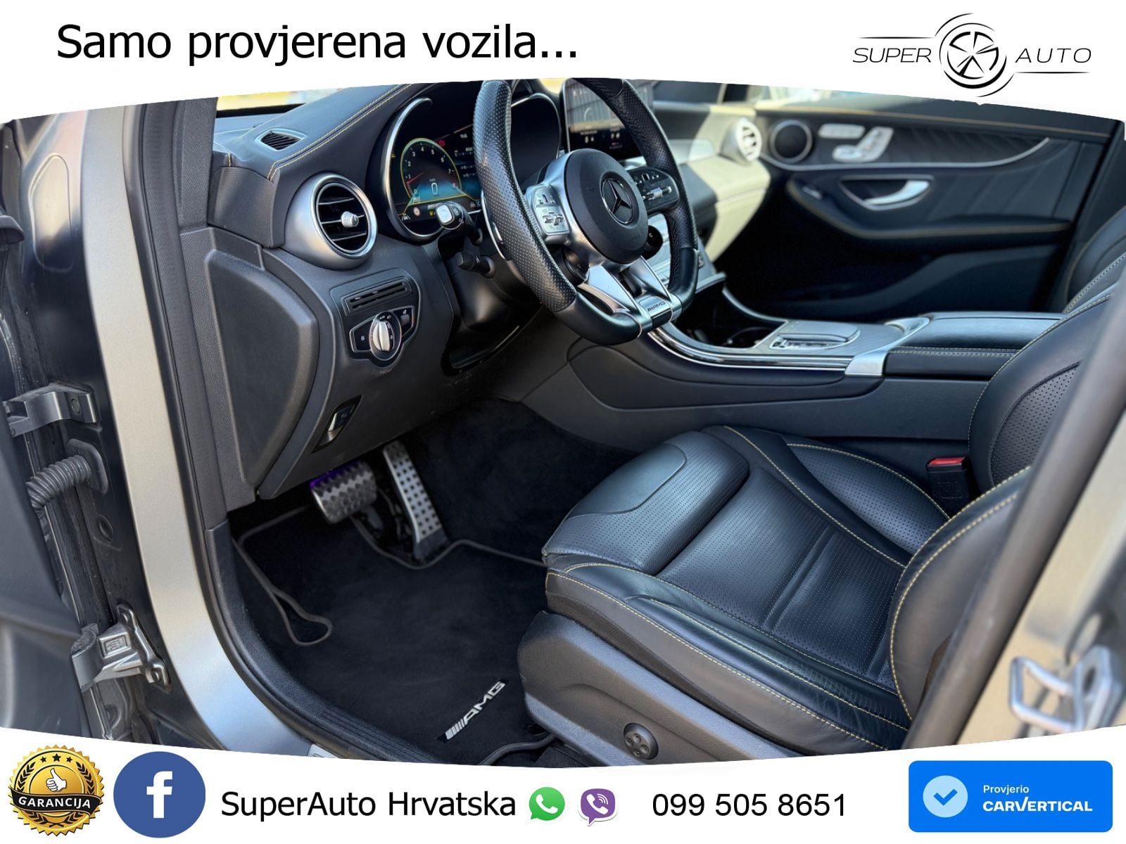 Mercedes GLC Coupe AMG 63 S V8 (510 KS) 4MATIC+ MCT ZRAČNI+ACC+GR SJED+KAM