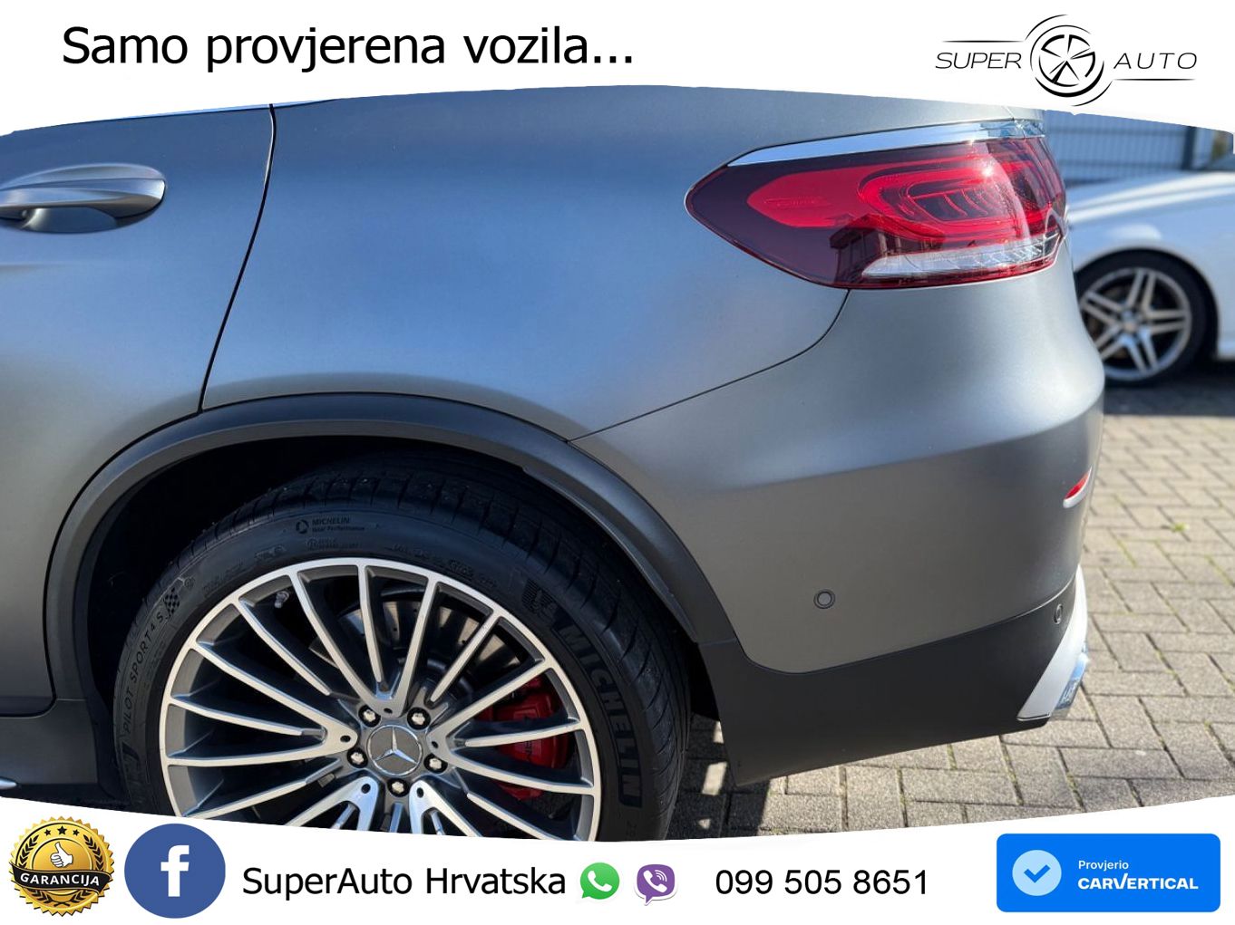 Mercedes GLC Coupe AMG 63 S V8 (510 KS) 4MATIC+ MCT ZRAČNI+ACC+GR SJED+KAM