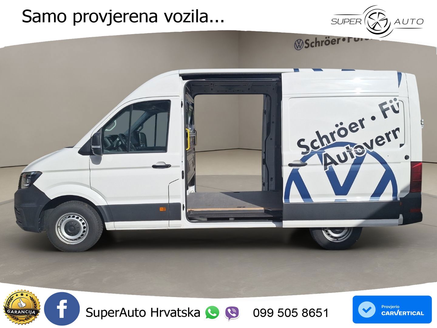 Volkswagen Crafter Kasten 35 MR Hochdach (2 x Schiebetüren) 102 KS