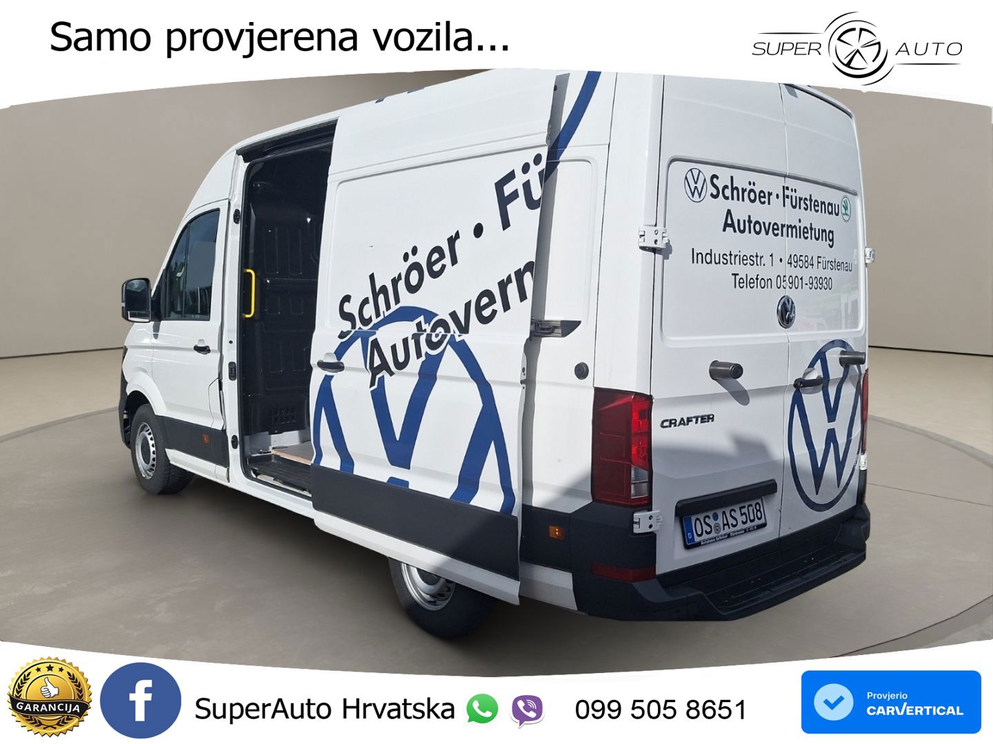 Volkswagen Crafter Kasten 35 MR Hochdach (2 x Schiebetüren) 102 KS