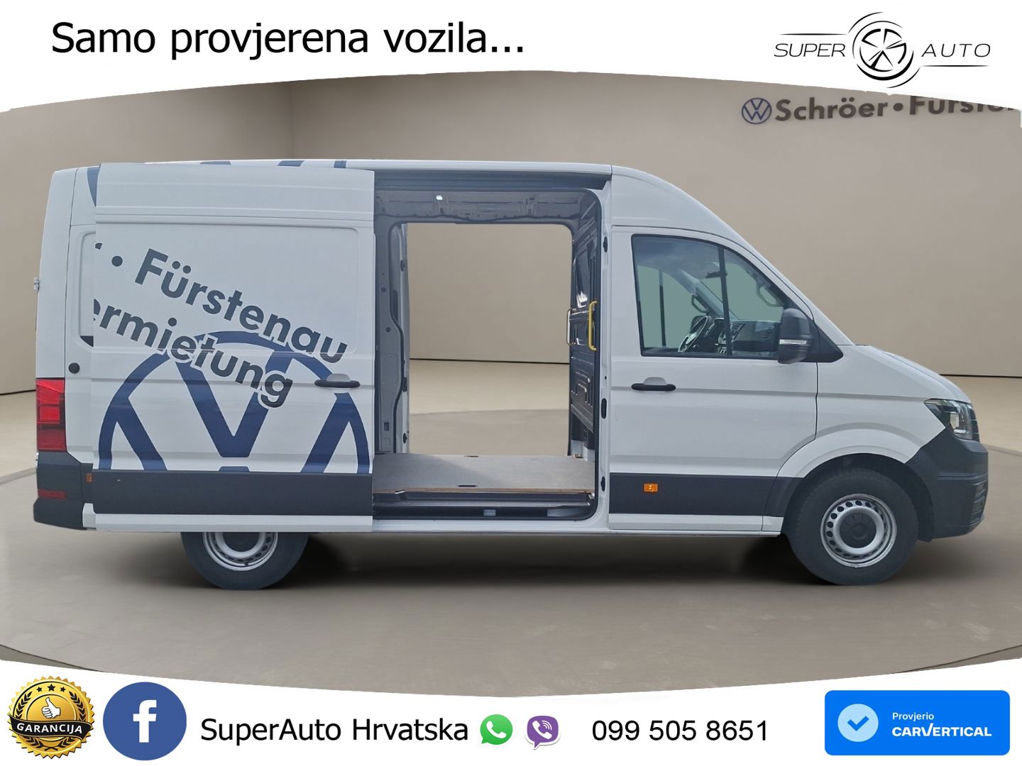 Volkswagen Crafter Kasten 35 MR Hochdach (2 x Schiebetüren) 102 KS