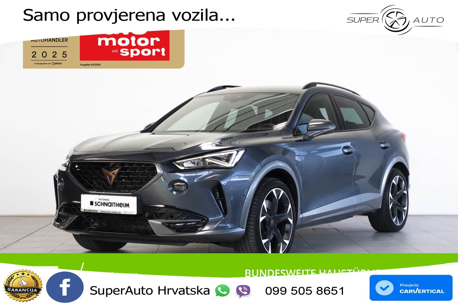 Cupra Formentor 1.4 TSI (245 KS) e-Hybrid DSG LED+GR SJED+ACC