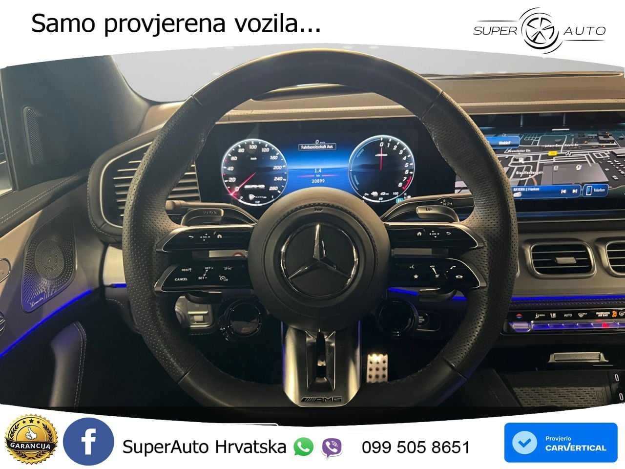 Mercedes AMG GLE 53 (544 KS) Hybrid 4MATIC+ 9G-TRONIC LED+GR SJED+ACC