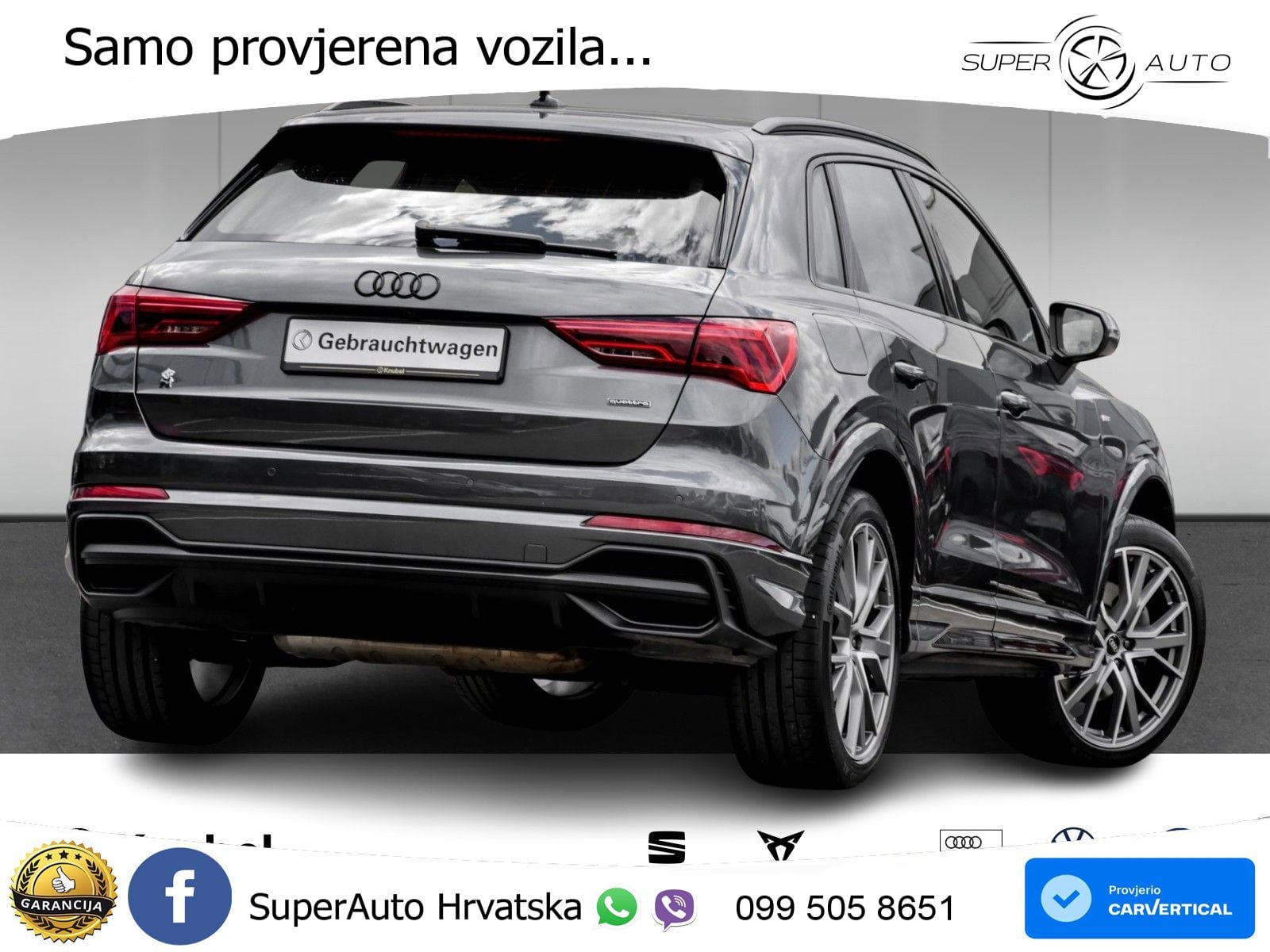 Audi Q3 45 TFSI (245 KS) quattro S tronic S line LED+GR SJED+ACC