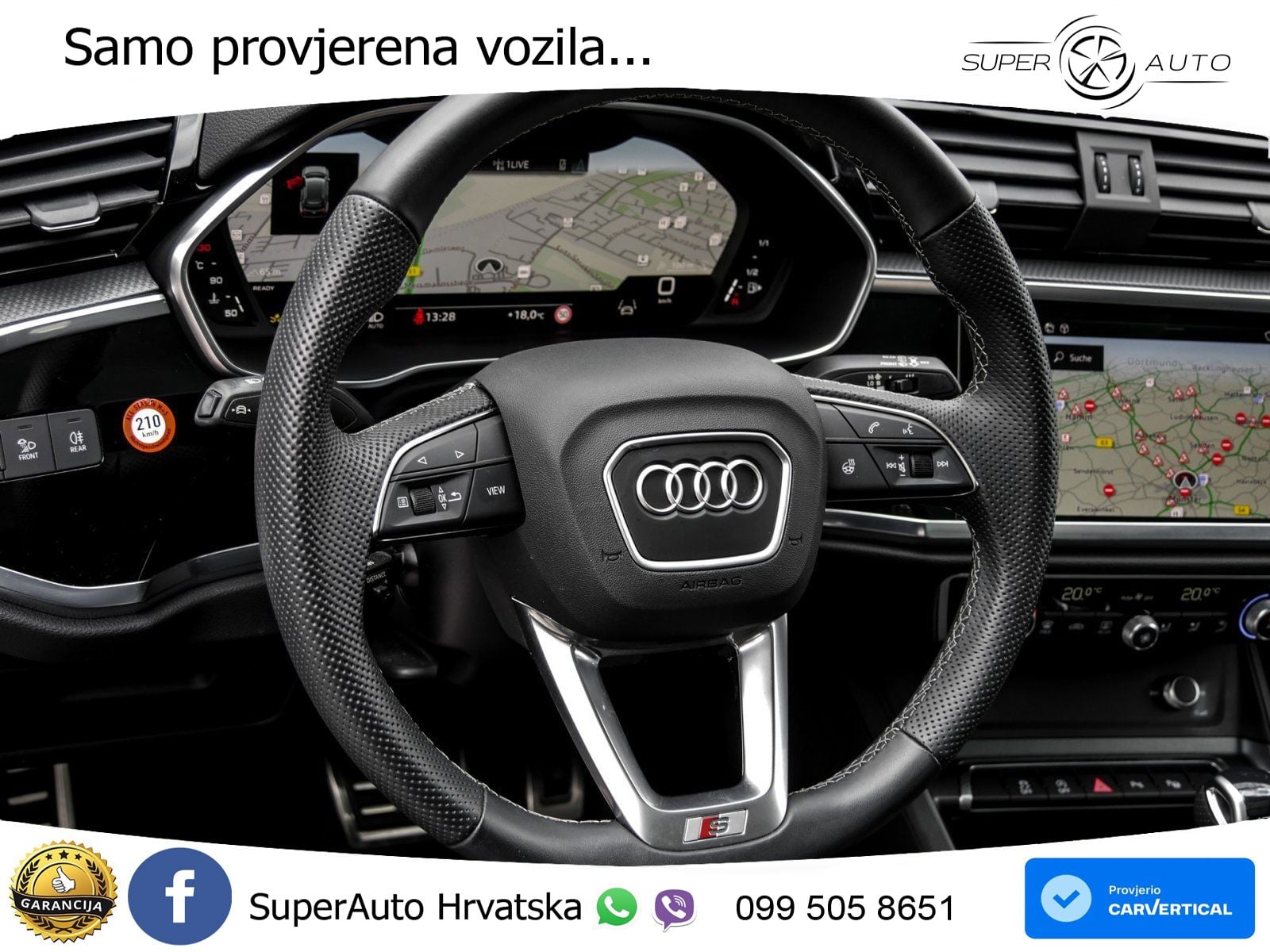 Audi Q3 45 TFSI (245 KS) quattro S tronic S line LED+GR SJED+ACC