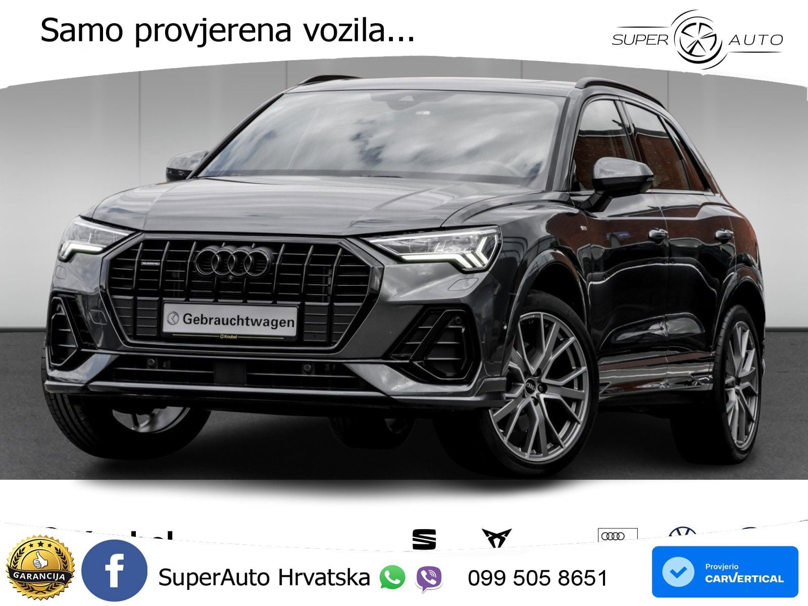 Audi Q3 45 TFSI (245 KS) quattro S tronic S line LED+GR SJED+ACC