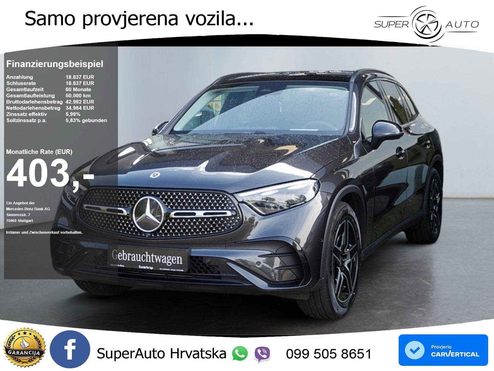 Mercedes GLC 220d (197 KS) 4MATIC 9G-TRONIC AMG ACC+GR SJED+360+PANO